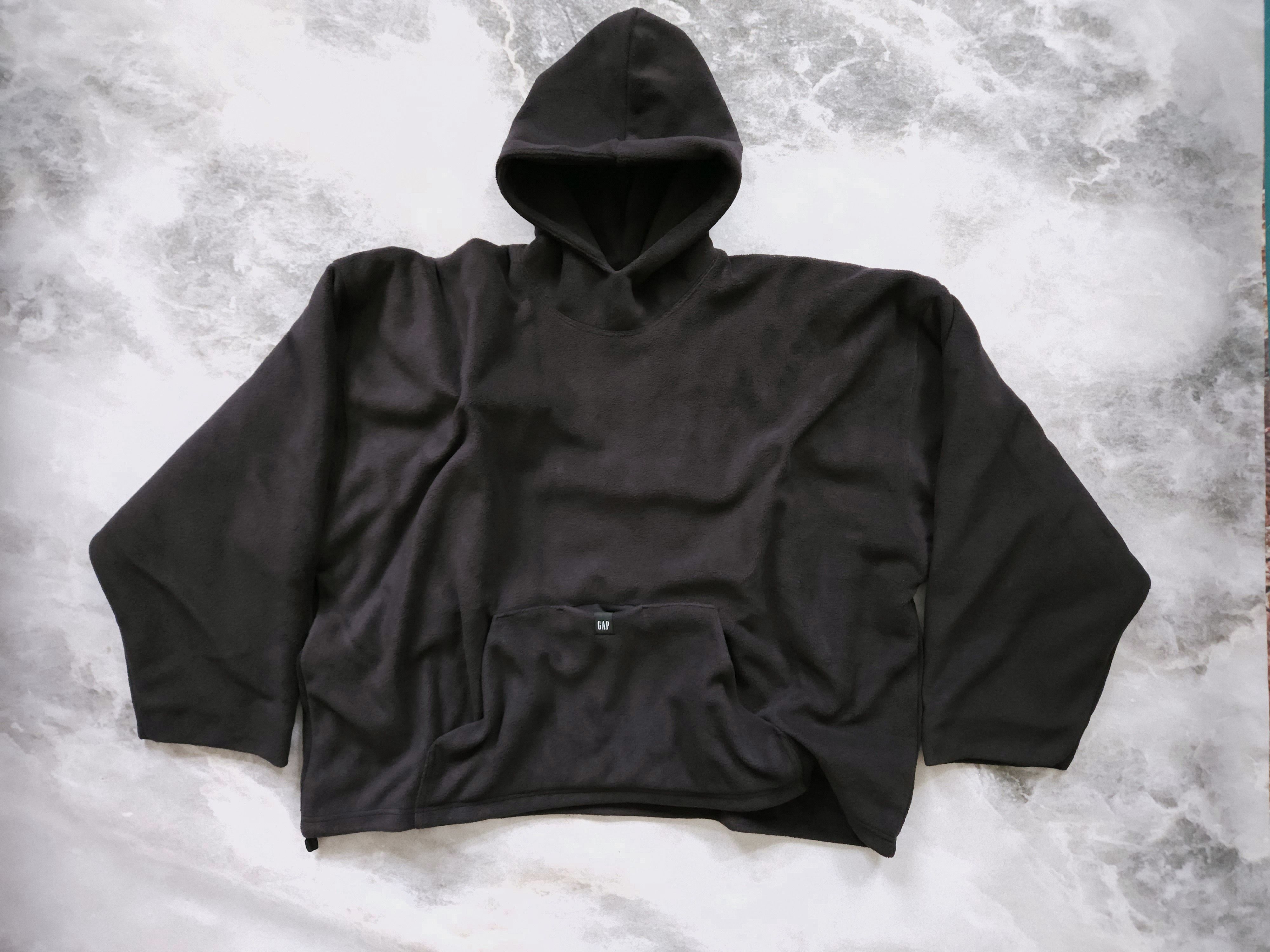 image of Yeezy Gap Engineered By Balenciaga Fleece Hoodie NWOT S in Black, Men's (Size Small)