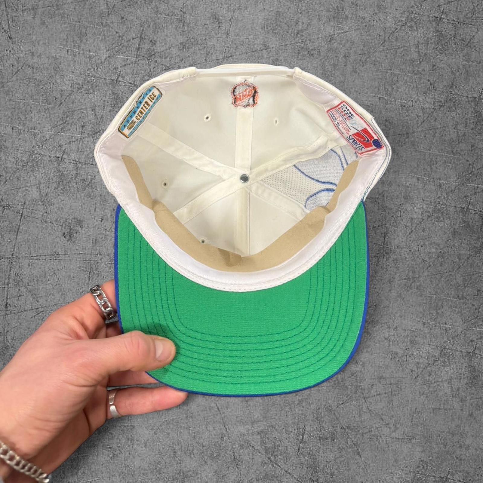 NHL Deadstock Nordiques NHL Centre Ice Script Hat Size ONE SIZE - 6 Thumbnail