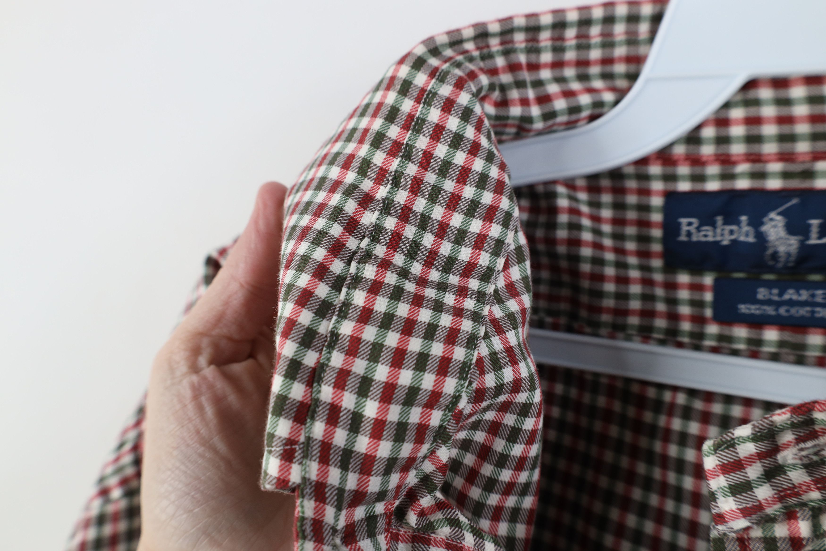 Ralph Lauren Vintage 90s Ralph Lauren Collared Button Down Shirt Plaid Size US L / EU 52-54 / 3 - 5 Thumbnail