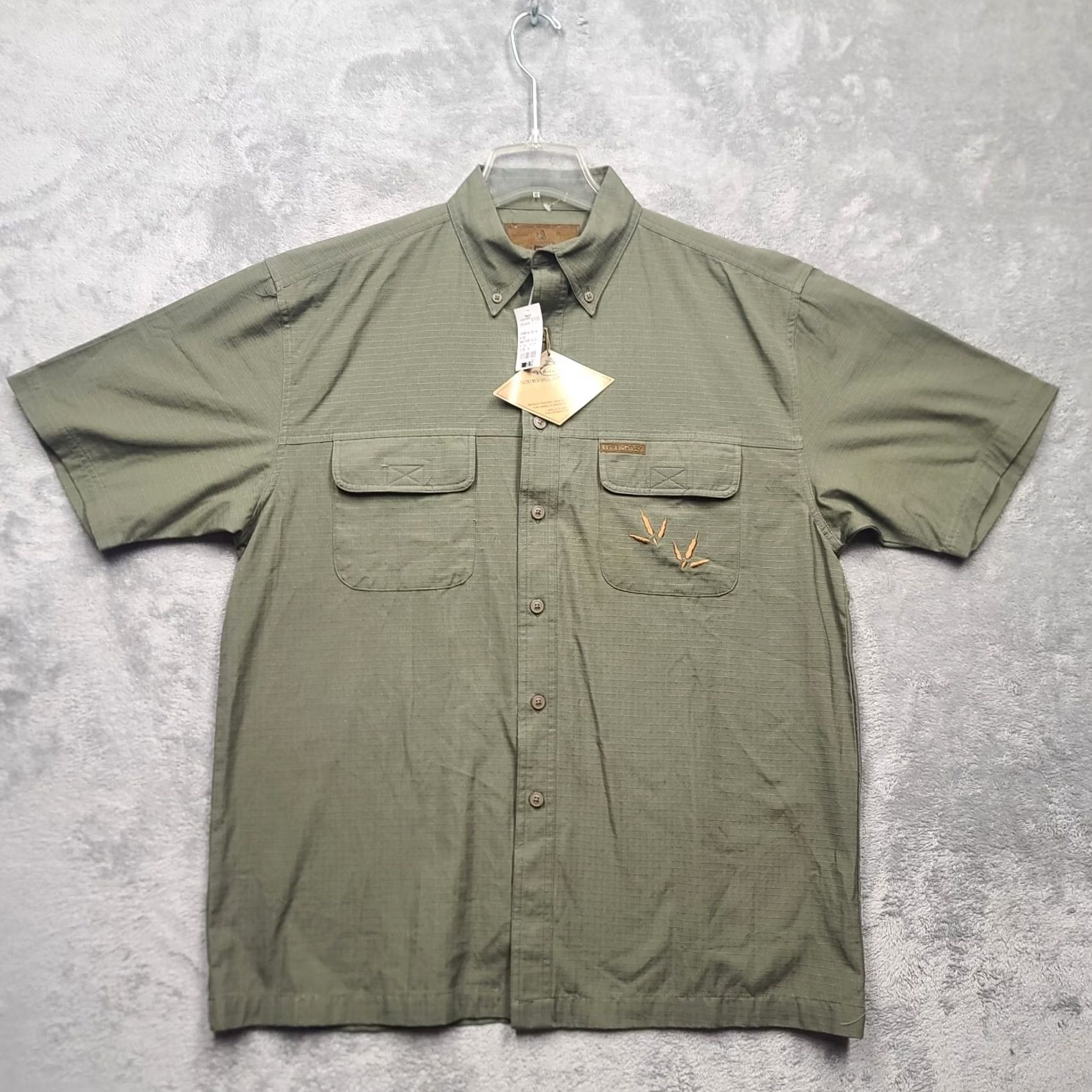 Vintage VINTAGE? Legendary Whitetails Shirt Mens M Regular Fit Short Sleeve Embroidered Turkey Size US M / EU 48-50 / 2 - 3 Thumbnail