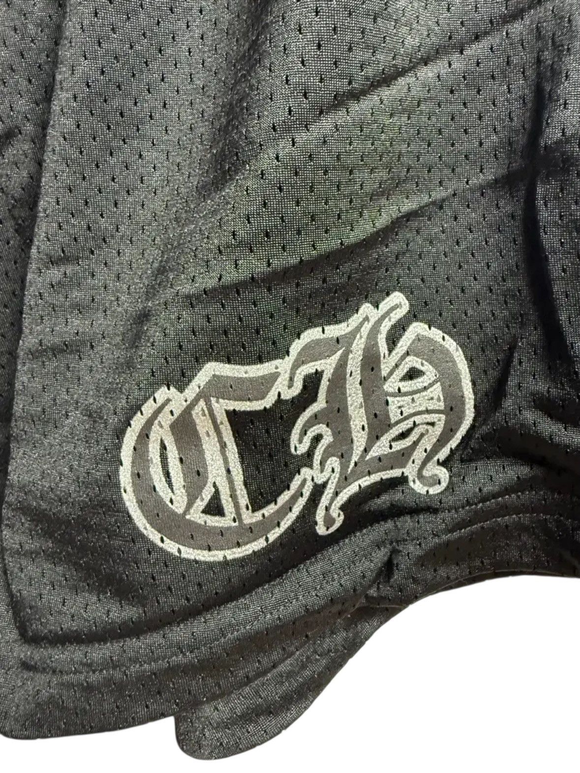 Chrome Hearts Varsity Mesh Shorts Black Size US 34 / EU 50 - 2 Thumbnail