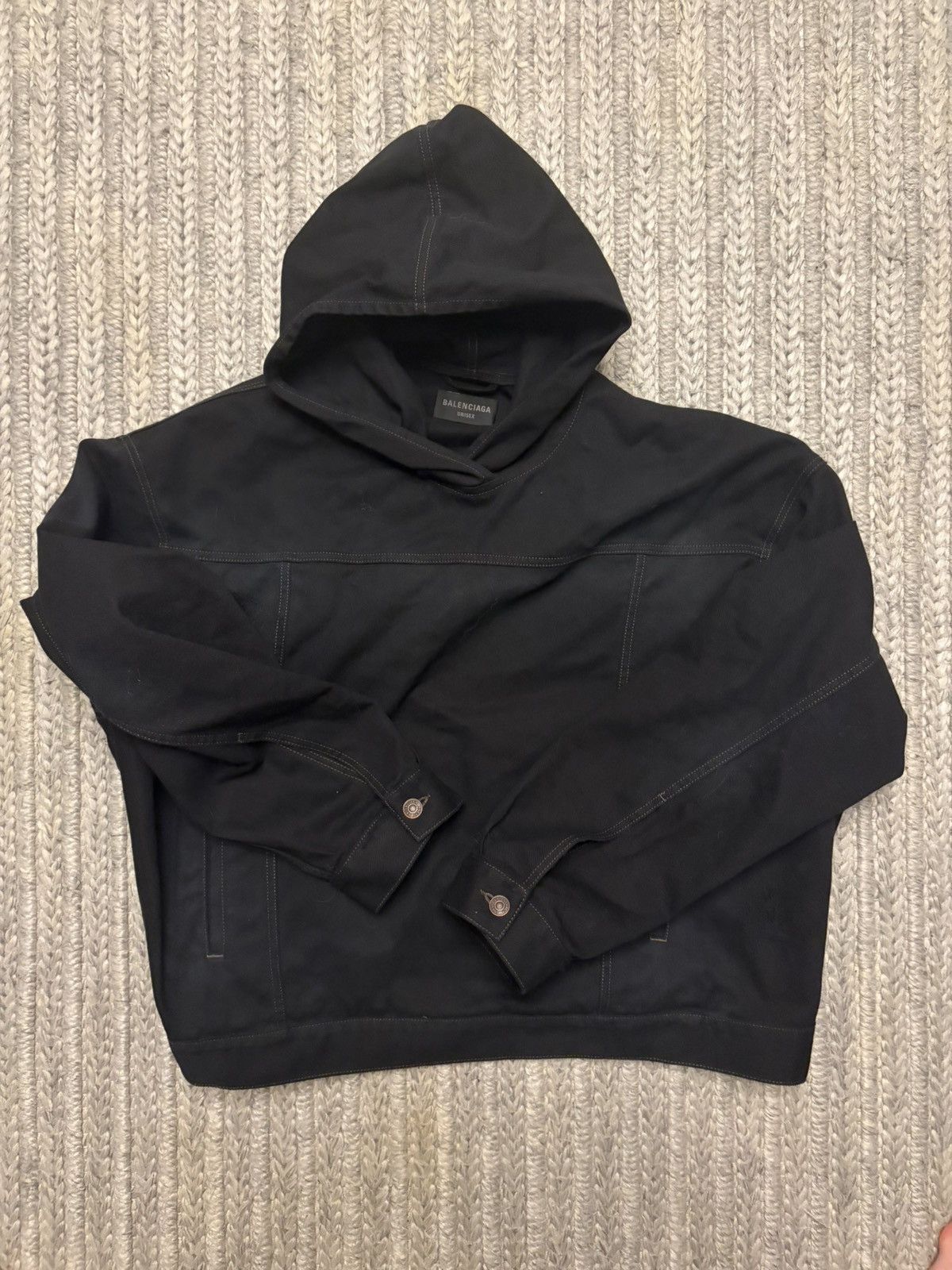 Balenciaga Balenciaga denim pullover Size US L / EU 52-54 / 3 - 1 Thumbnail