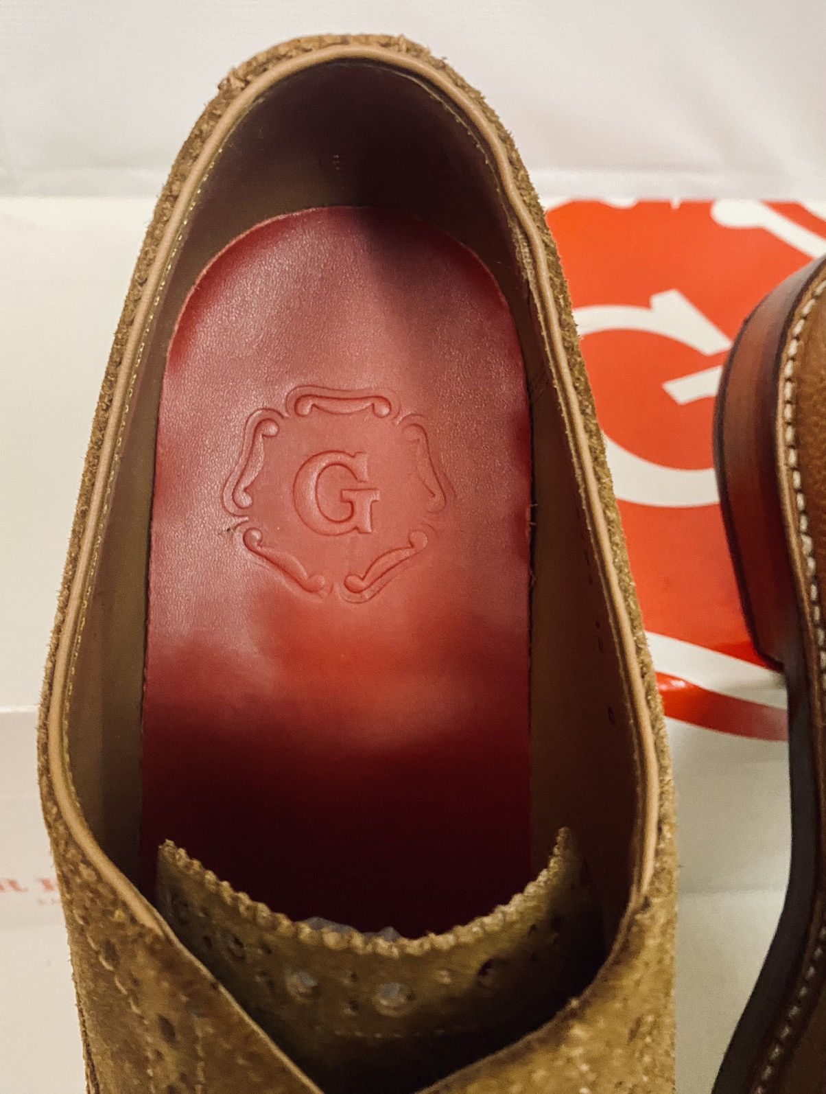 Grenson GRENSON 5033 Stanley Brown Suede Leather Brogue 13 New Size US 13 / EU 46 - 2 Thumbnail