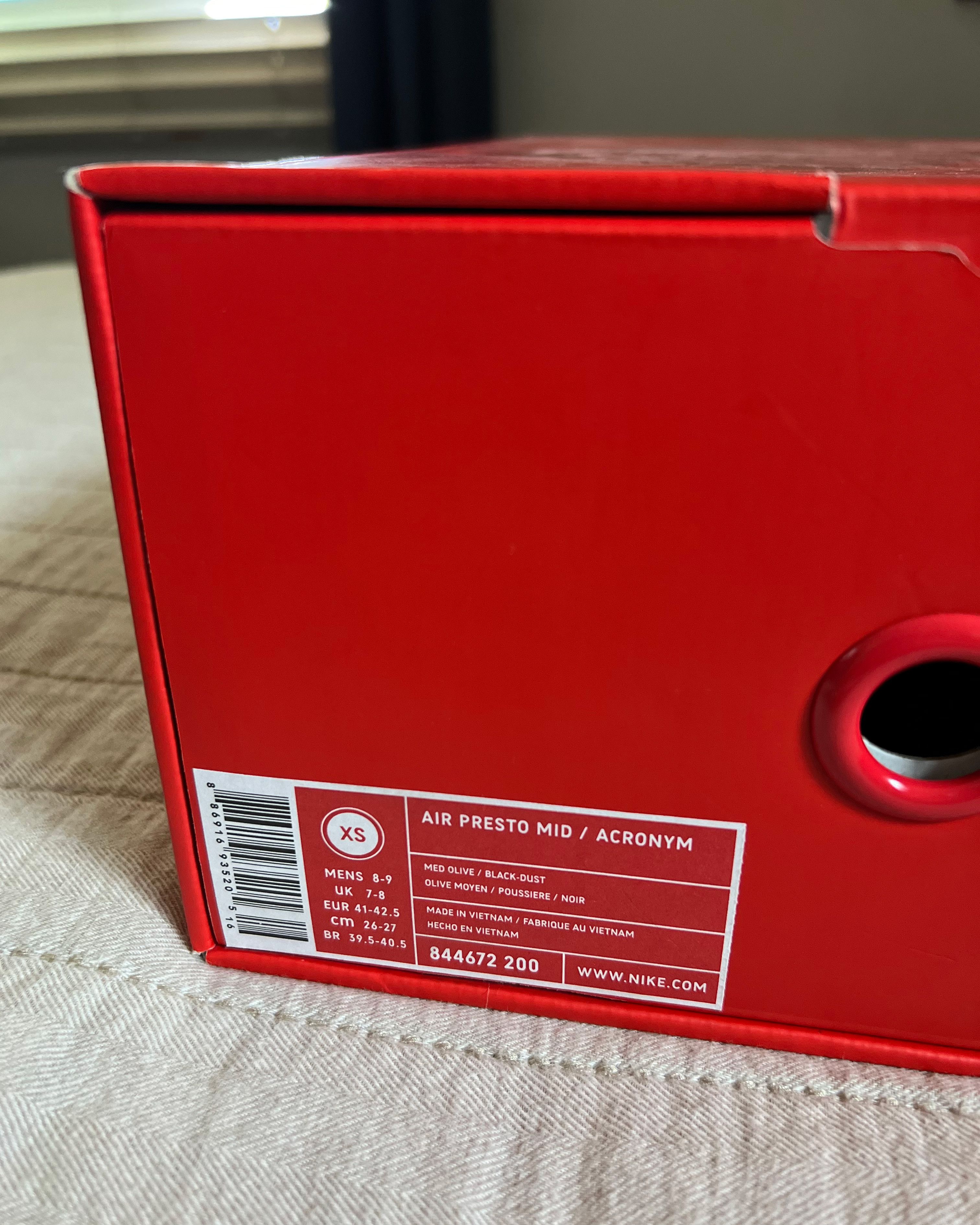 Acronym × Nike Acronym x Nike Presto "Olive" Size US 8.5 / EU 41-42 - 7 Thumbnail