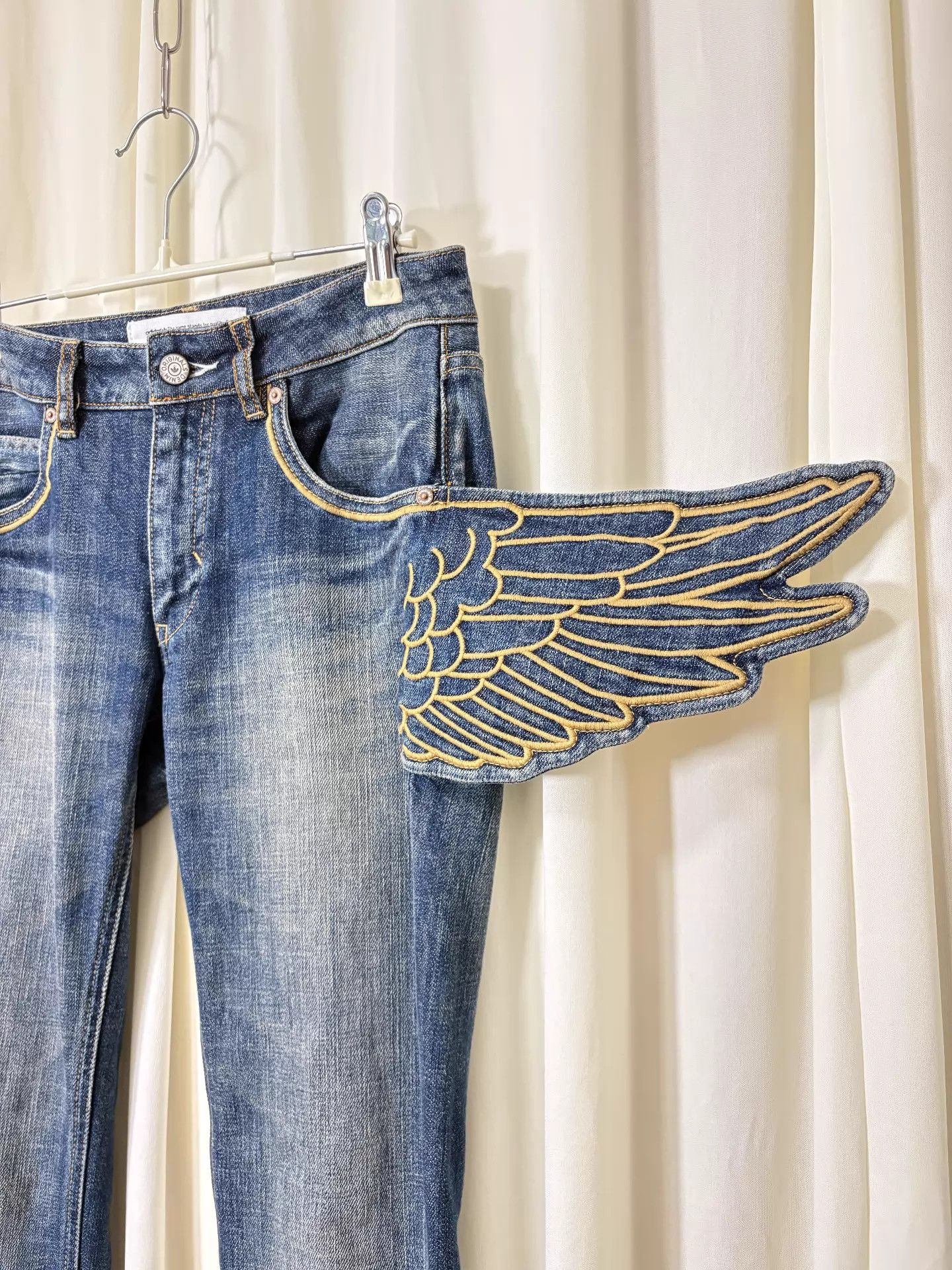 Jeremy Scott Jeremy Scott x Adidas Wings Jeans 26 New with tags Size US 26 / EU 42 - 3 Thumbnail
