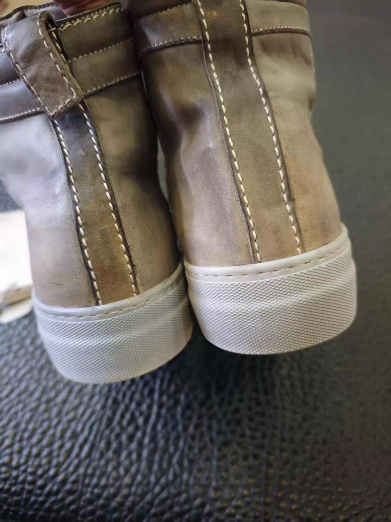 Incarnation incarnation horsehide hi-top handmade sneaker 43 Size US 10 / EU 43 - 3 Thumbnail