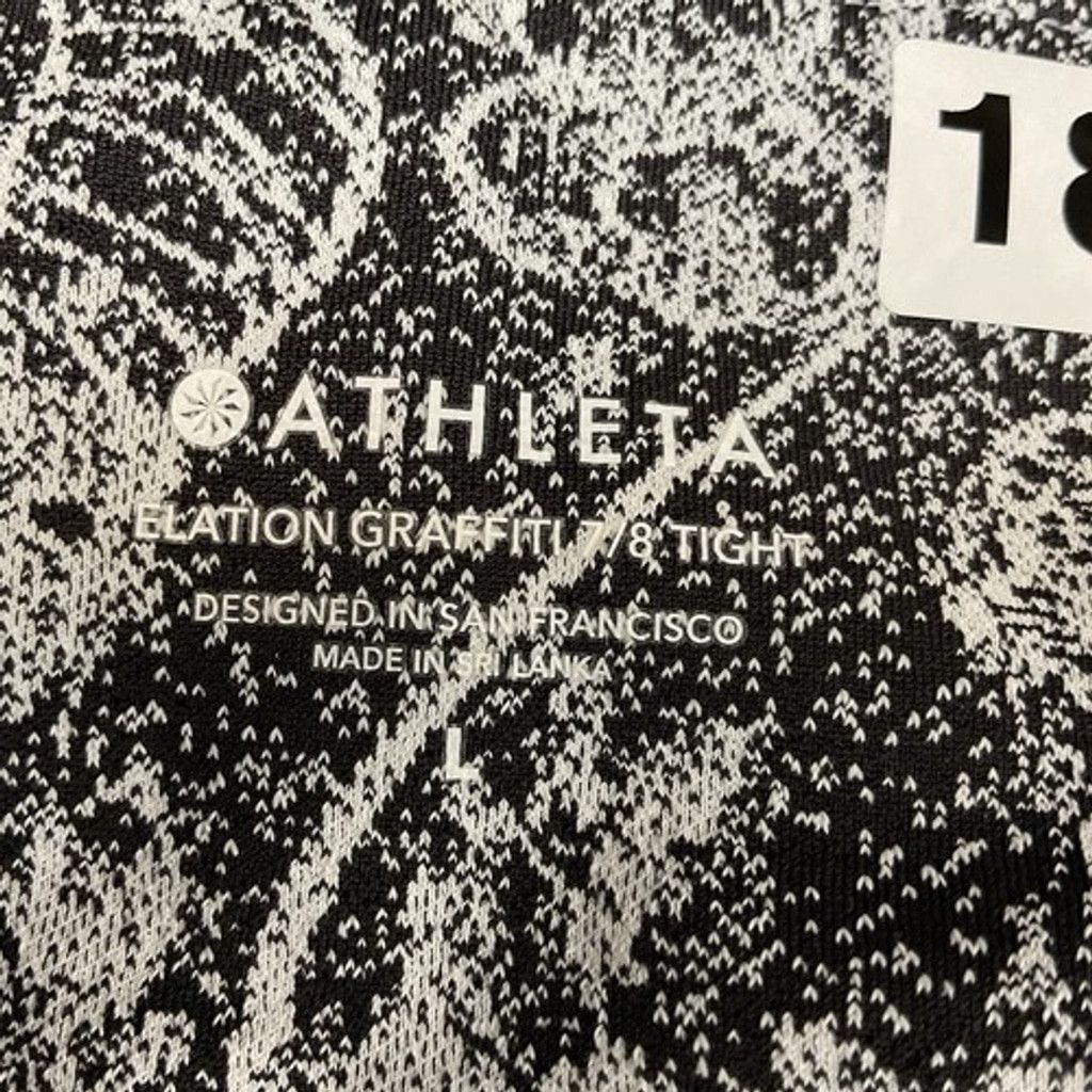 Athleta NWOT Athleta Floral Elation Graffiti Tight Leggings Women L Size 30" / US 8 / IT 44 - 2 Thumbnail