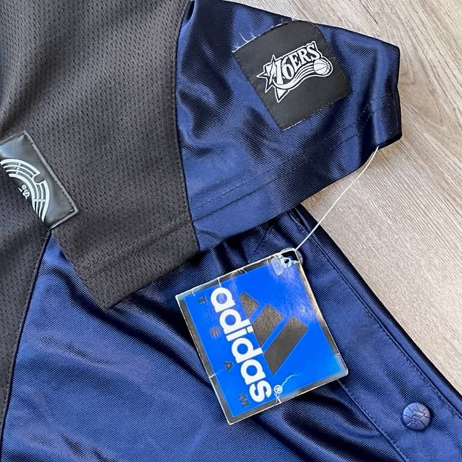 Adidas × Vintage Vintage 2000's DSWT Adidas Team NBA 76Ers Warmup Gear XXL Size US XXL / EU 58 / 5 - 6 Thumbnail