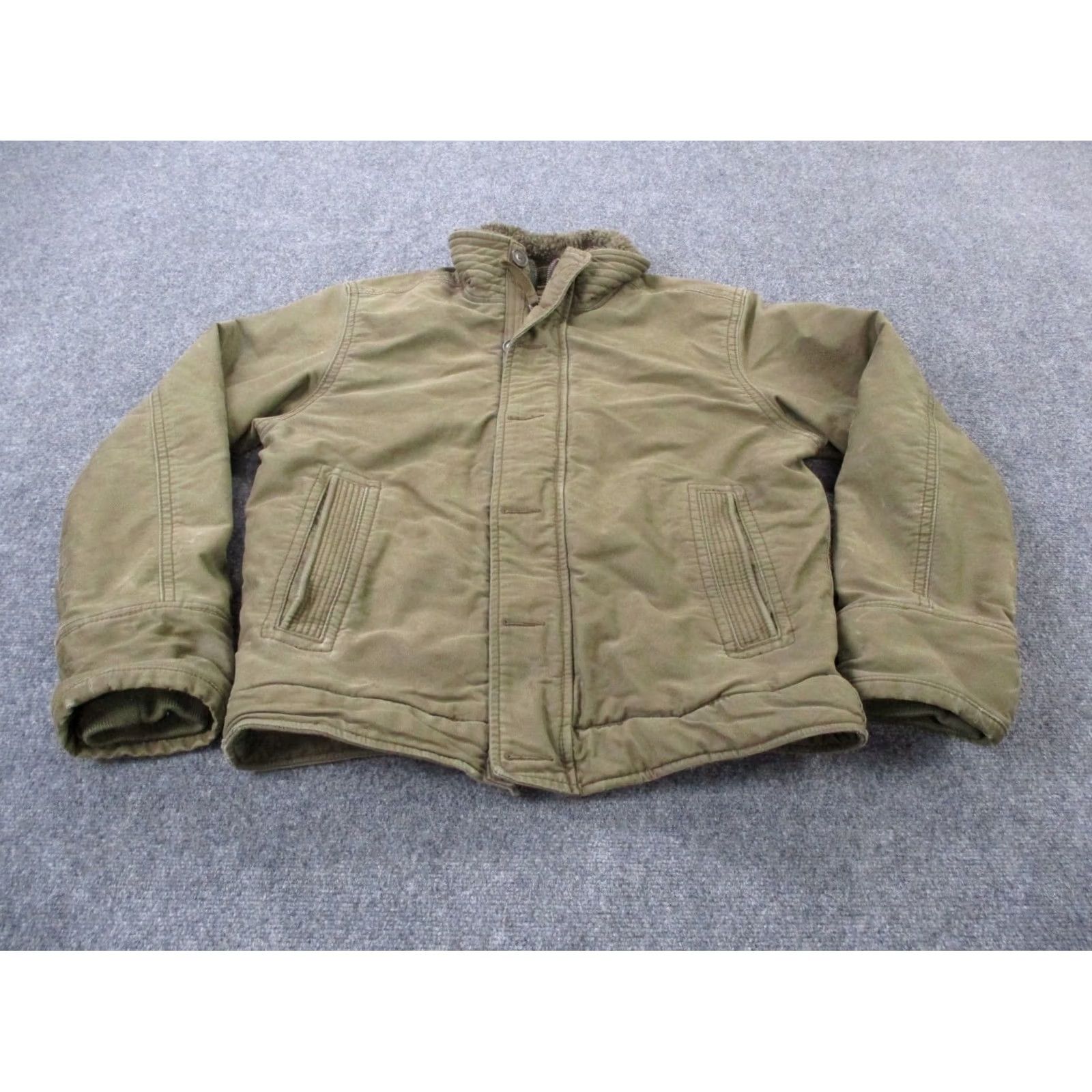 Abercrombie & Fitch Abercrombie Fitch Jacket Mens L Adirondack Coat Wool Sherpa Lined Heavy Outdoors Size US L / EU 52-54 / 3 - 7 Thumbnail