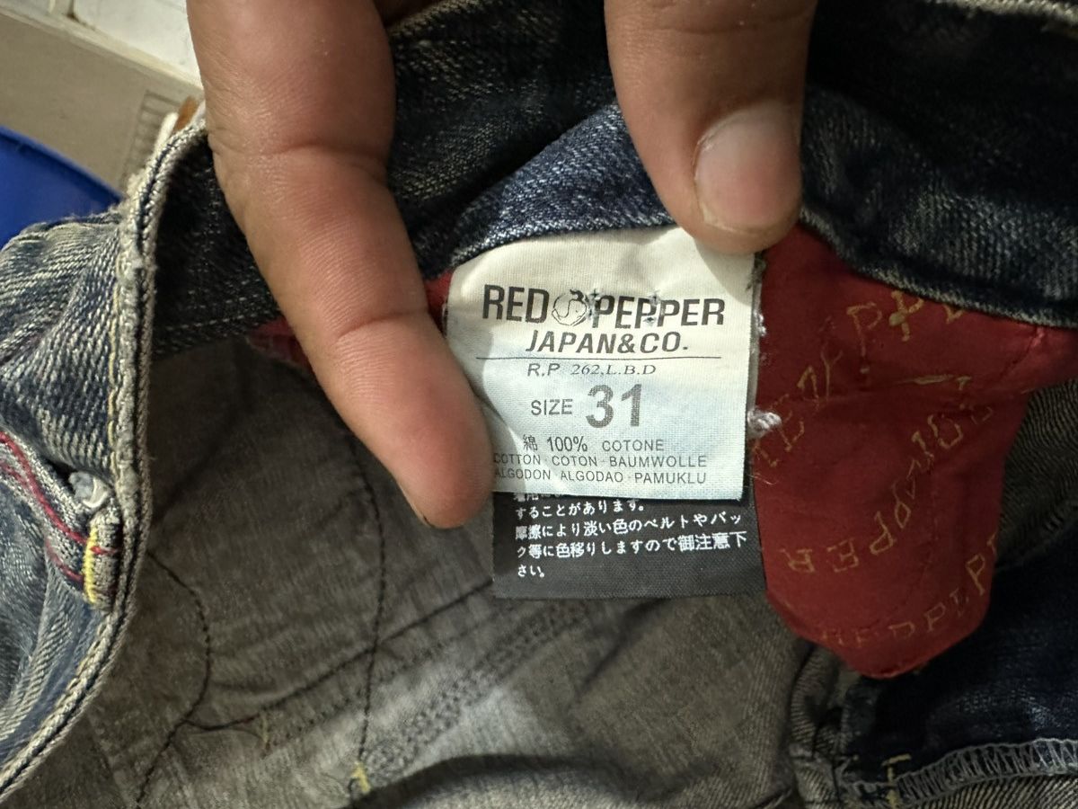 Vintage VTG Distress Red Pepper Japan & Co Jeans Size US 31 - 19 Thumbnail