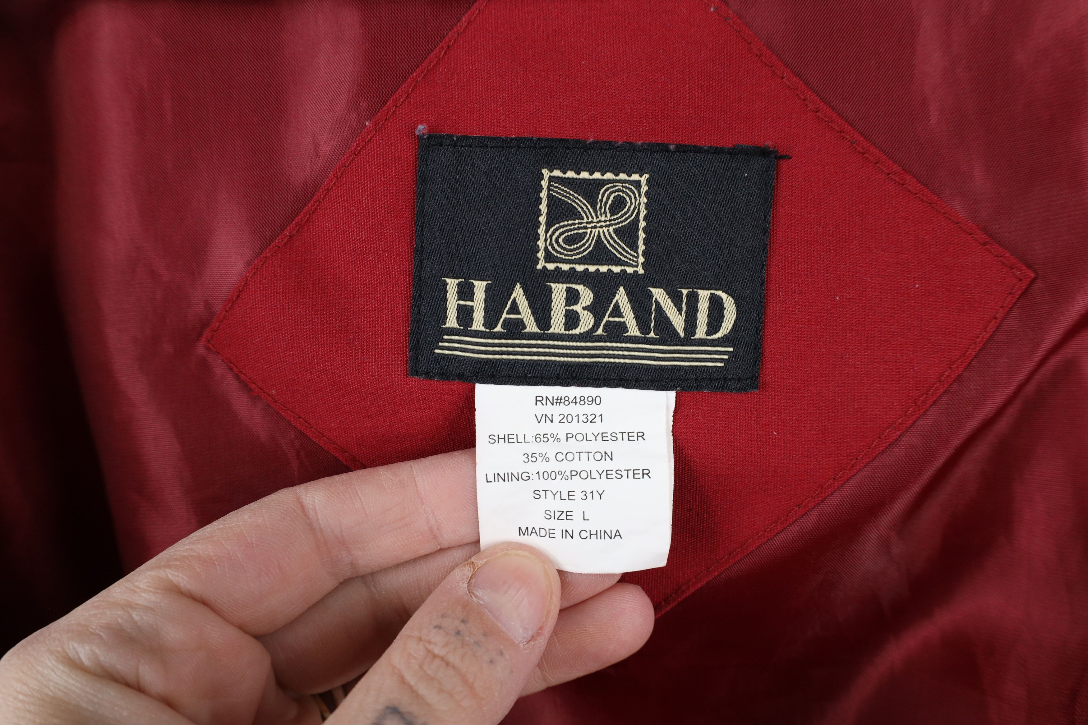 Vintage Vintage 90s Streetwear Blank Full Zip Cafe Bomber Jacket Red Size US L / EU 52-54 / 3 - 10 Thumbnail