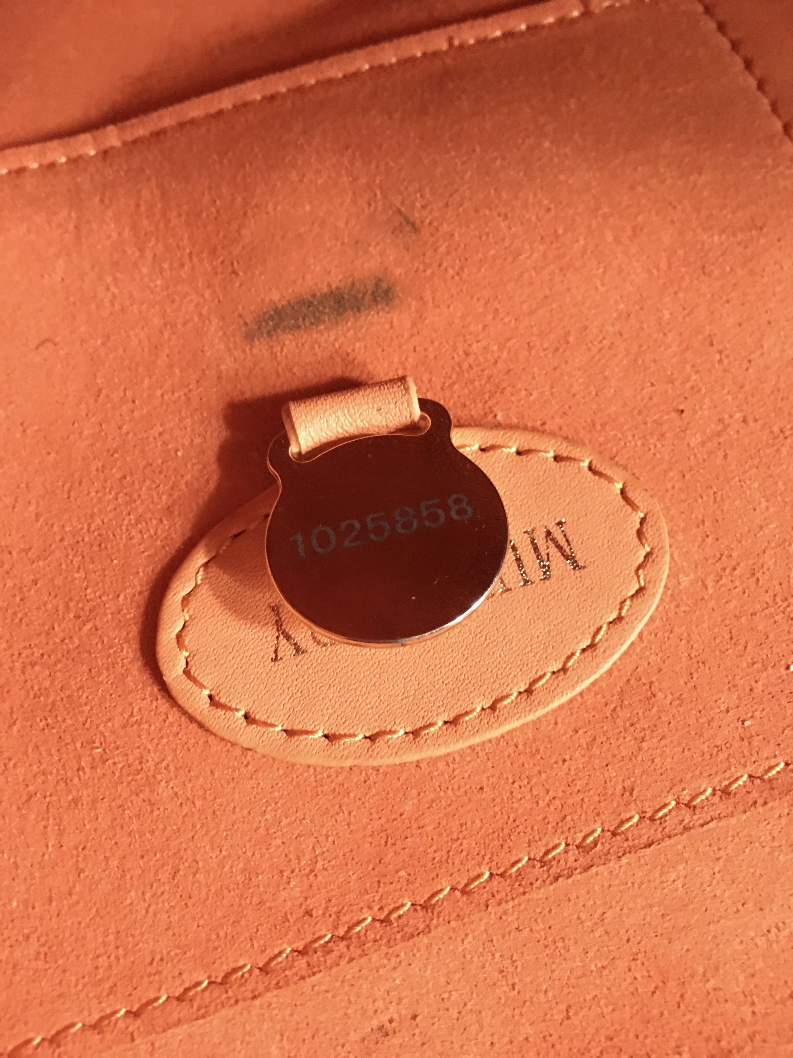 Mulberry Mulberry Willow Leather Tote Bag Orange Handbag Size ONE SIZE - 18 Thumbnail