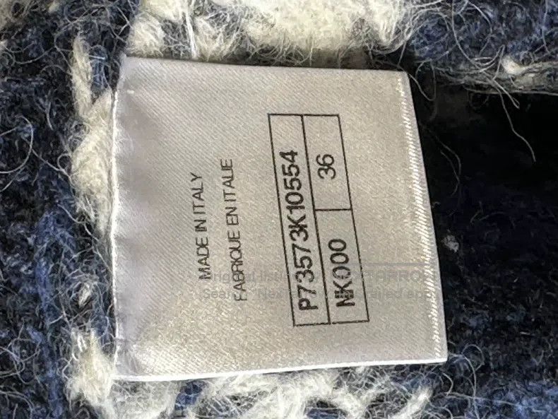 Chanel Chanel 23-year-old camelia blue and white long cardigan co Size XS / US 0-2 / IT 36-38 - 4 Thumbnail