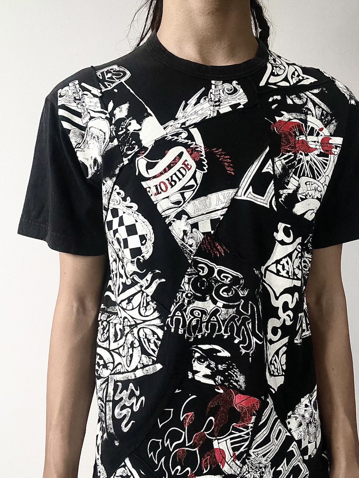 Comme des Garcons Junya Wanatabe X Comme Des Garcons Patchwork Tee Size US M / EU 48-50 / 2 - 3 Thumbnail