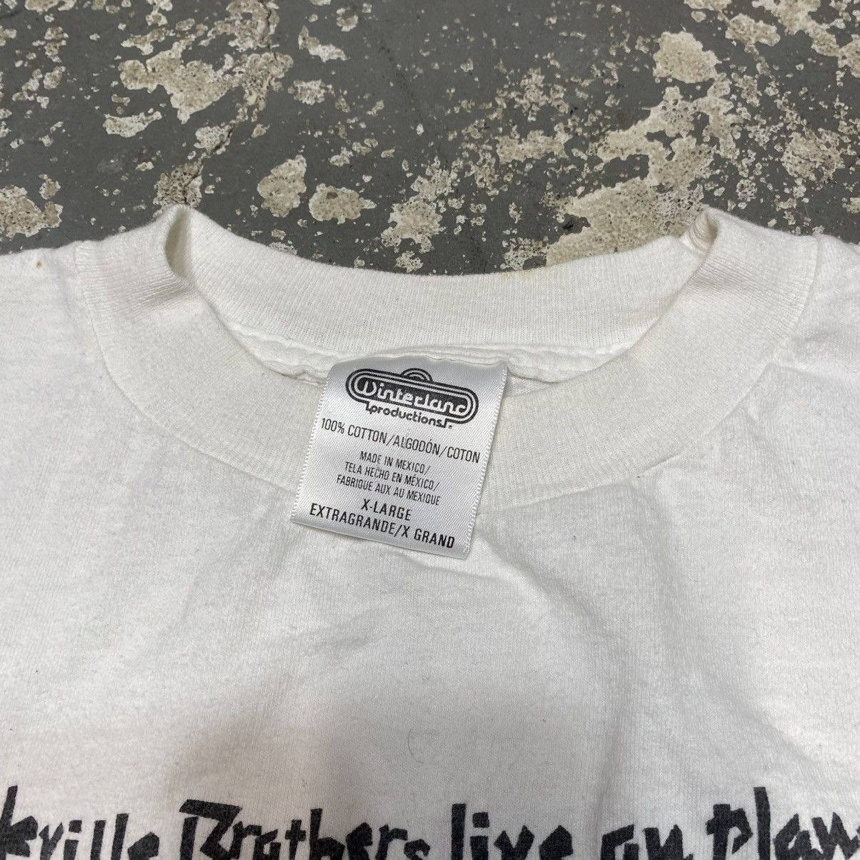 Band Tees × Vintage Vintage The Neville Brothers Live On Planet Earth Tshirt Size US XL / EU 56 / 4 - 4 Thumbnail