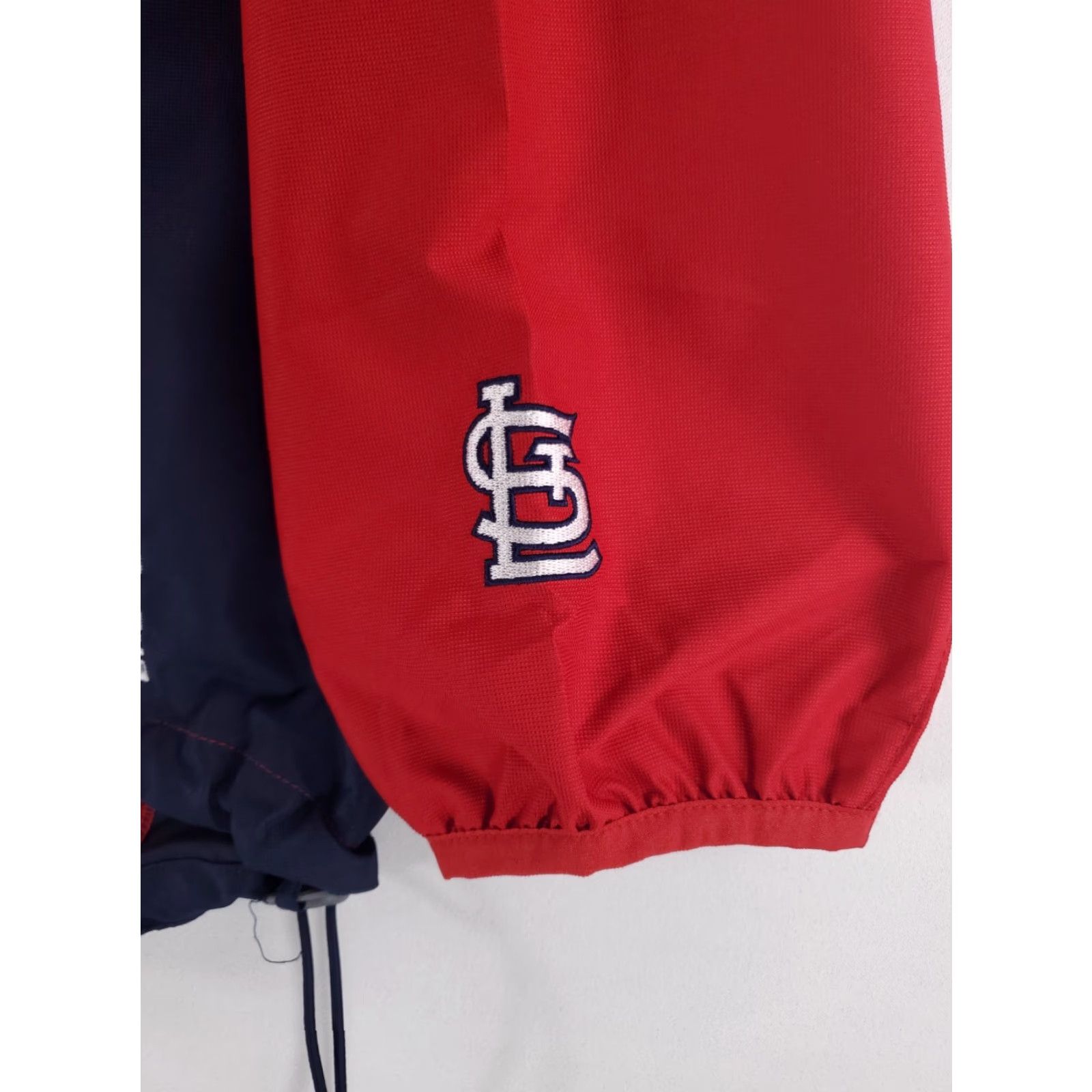 Vintage Majestic Cool Base 1/4 Zip Pullover Windbreaker St Louis Cardinals Red Mens L Size US L / EU 52-54 / 3 - 4 Thumbnail