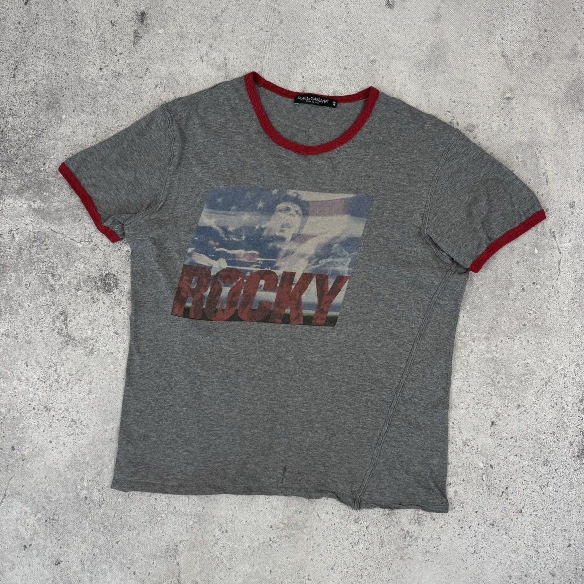 Dolce & Gabbana Vintage Dolce & Gabbana “Rocky” Y2K Designer T Shirt Size XL / US 12-14 / IT 48-50 - 1 Thumbnail