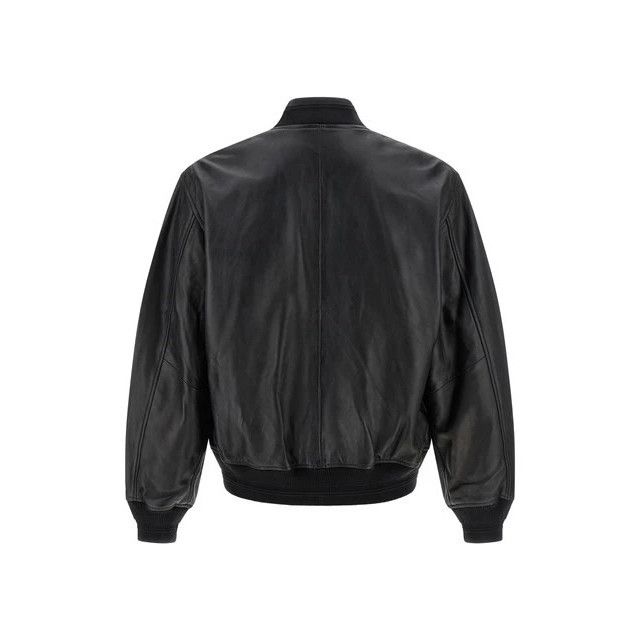 Diesel DIESEL L-Type Black Leather Jacket New & Authentic (Men's si Size US M / EU 48-50 / 2 - 2 Thumbnail