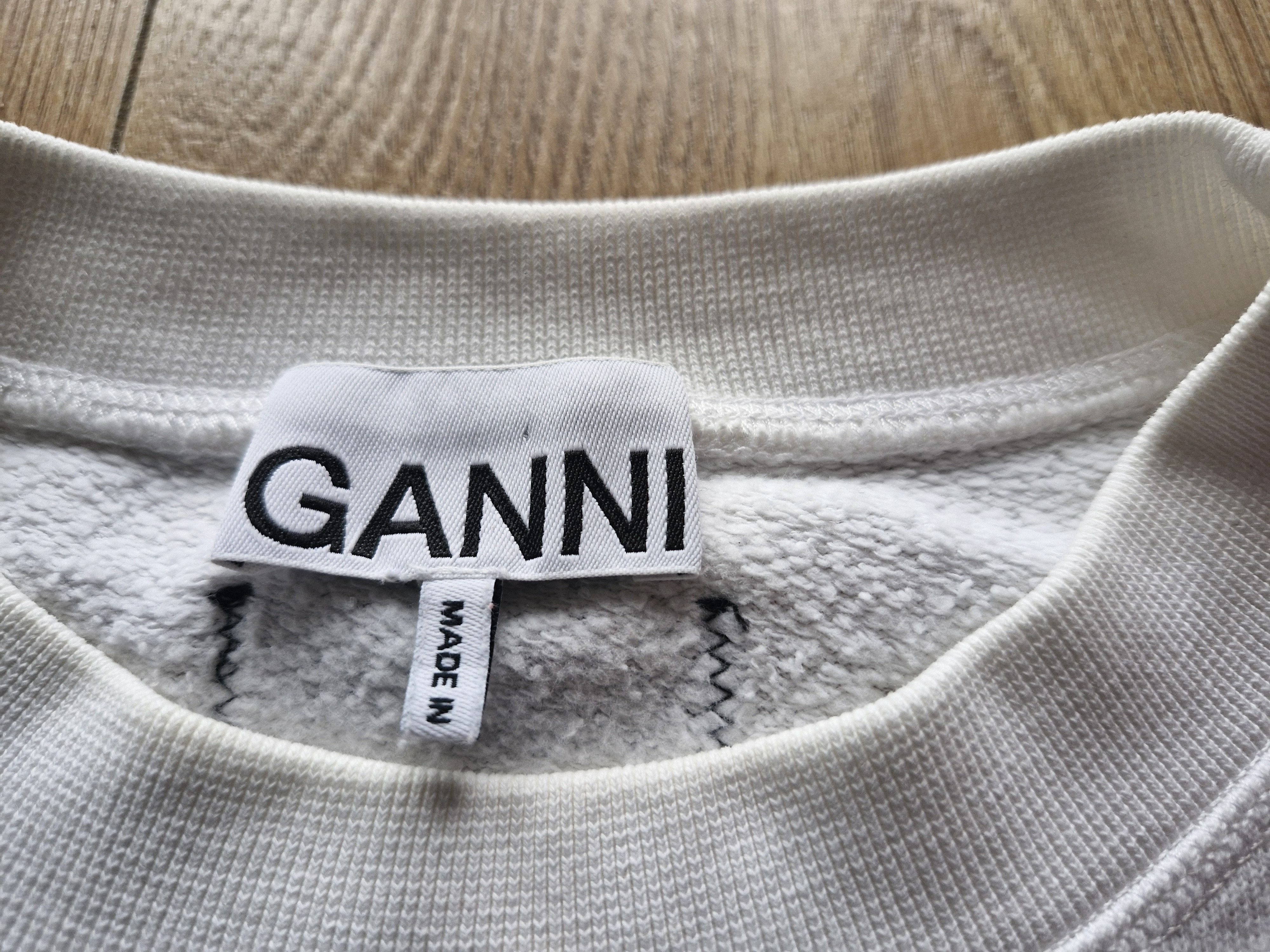 Ganni Women's sweatshirt Ganni Isola white Size S / US 4 / IT 40 - 3 Thumbnail