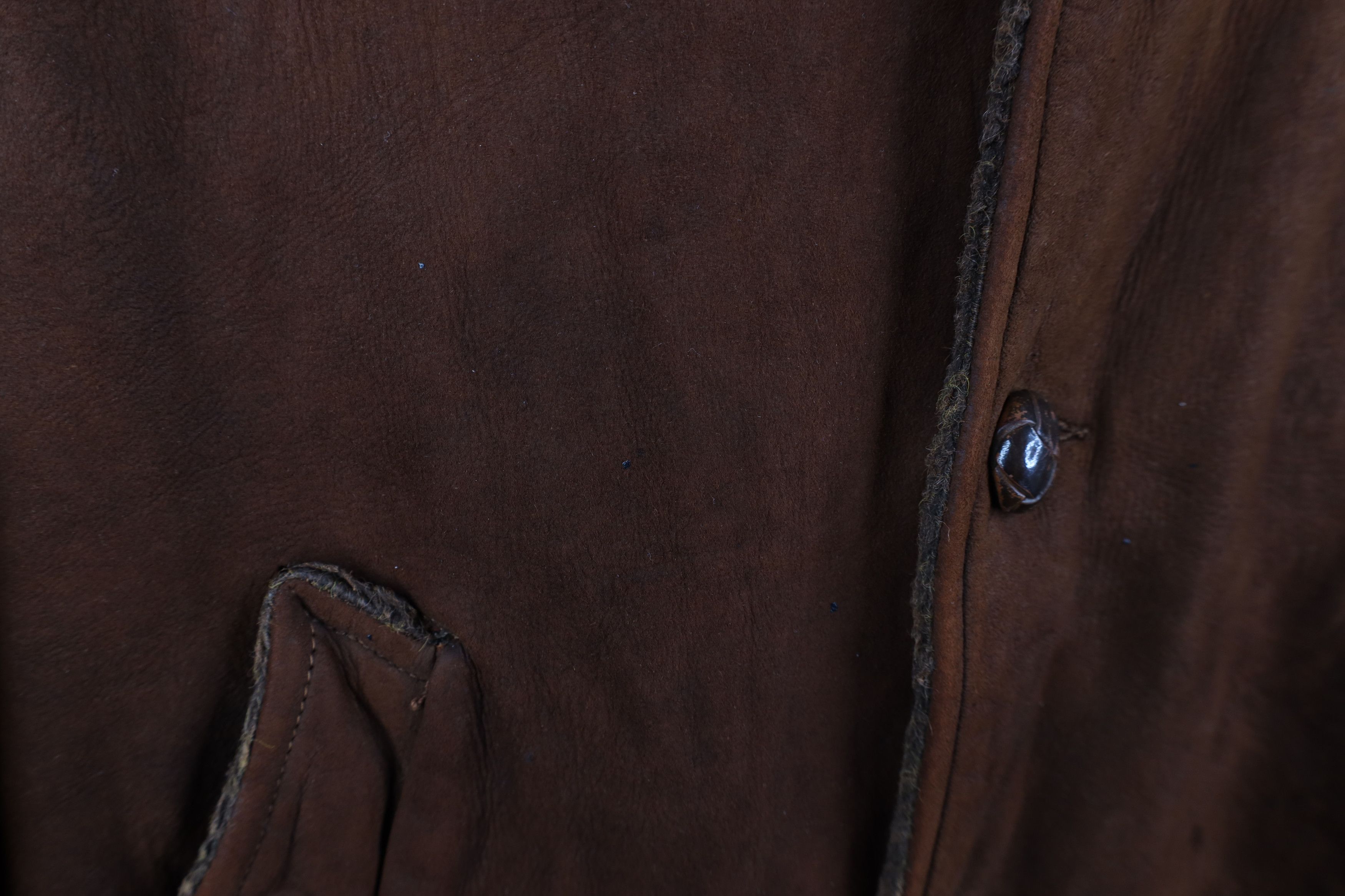 Vintage Vintage 50s McGregor Suede Leather Rancher Jacket Coat USA Size US XL / EU 56 / 4 - 4 Thumbnail