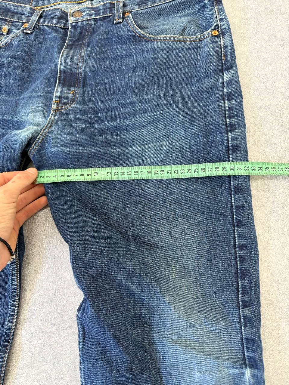 Hedi Slimane 2000s Hedi Slimane Style Washed Faded Denim Jeans Size US 32 / EU 48 - 15 Thumbnail
