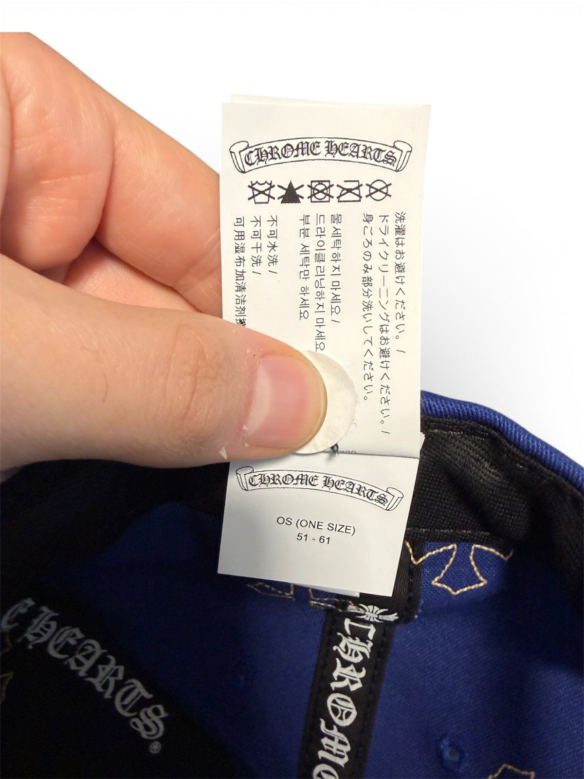 Chrome Hearts Chrome Hearts Blue Orange Cross Trucker Size ONE SIZE - 5 Thumbnail