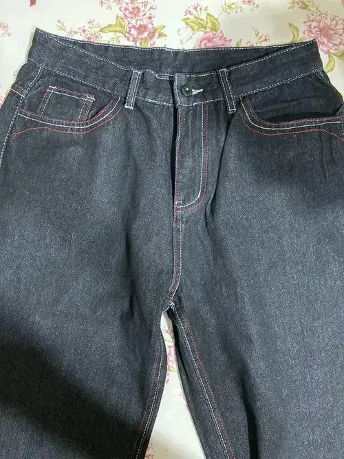 Jean jeans with cool patches Size US 30 / EU 46 - 4 Thumbnail