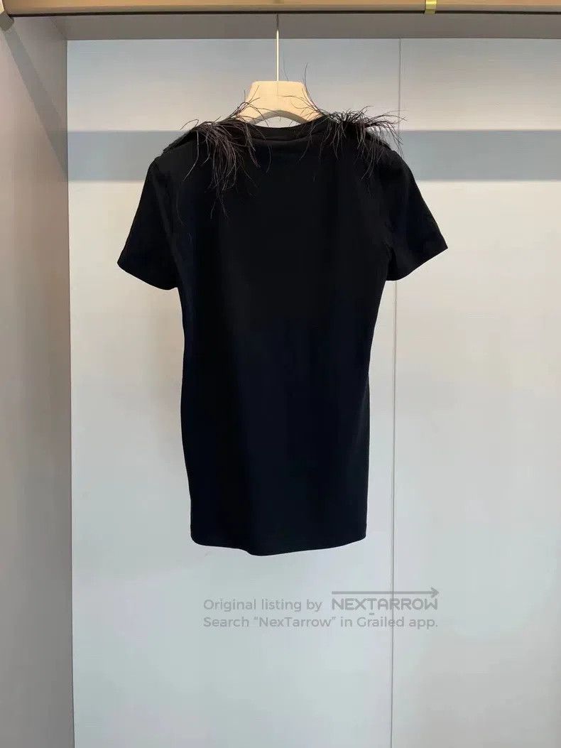 Brunello Cucinelli Brunello Cucinelli Feather Design Sequined Heavy Short Sle Size S / US 4 / IT 40 - 2 Thumbnail