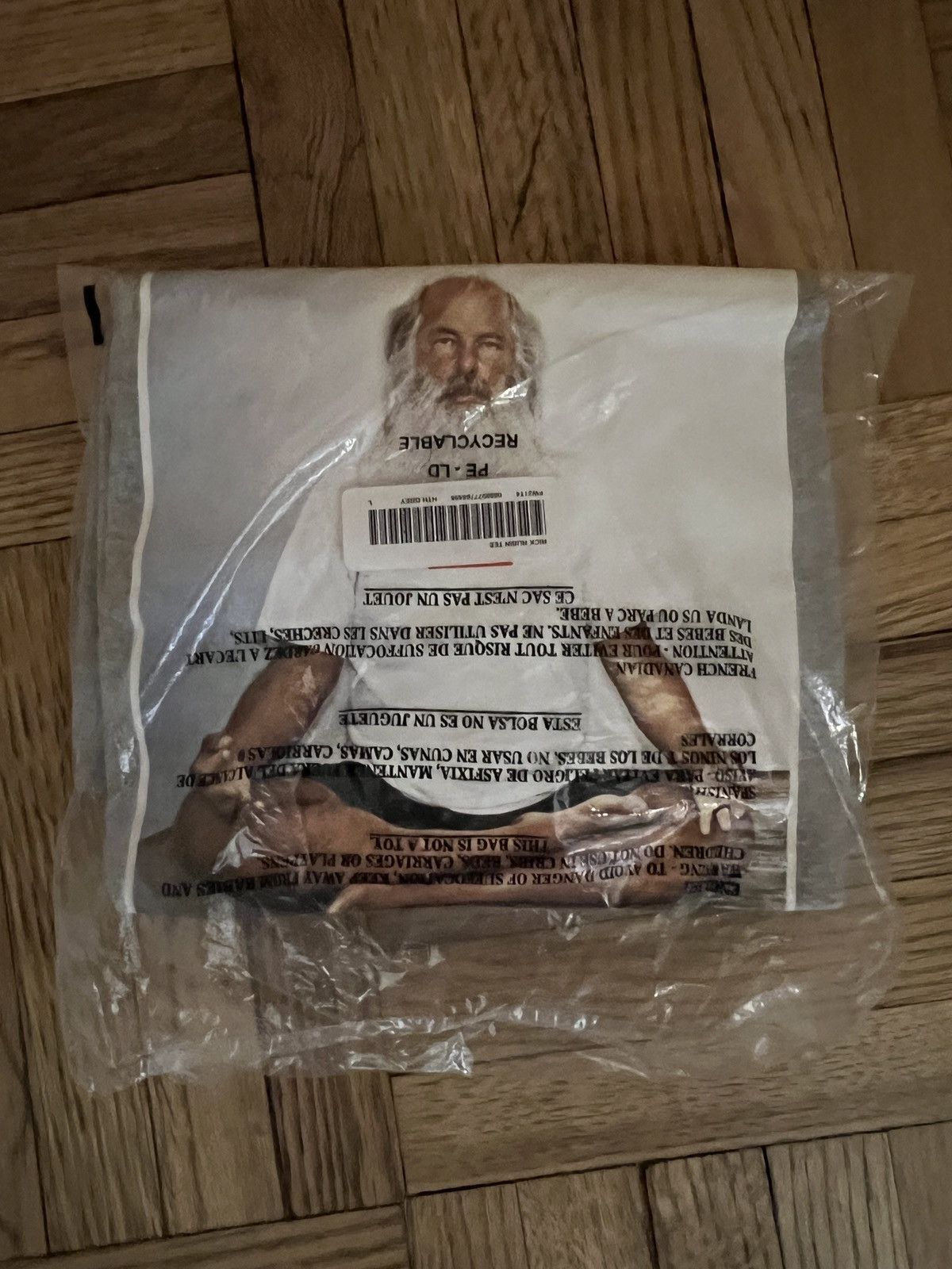 Supreme NEW Men's Brand New Supreme Rick Rubin Tee T-Shirt Heather Size US L / EU 52-54 / 3 - 1 Thumbnail