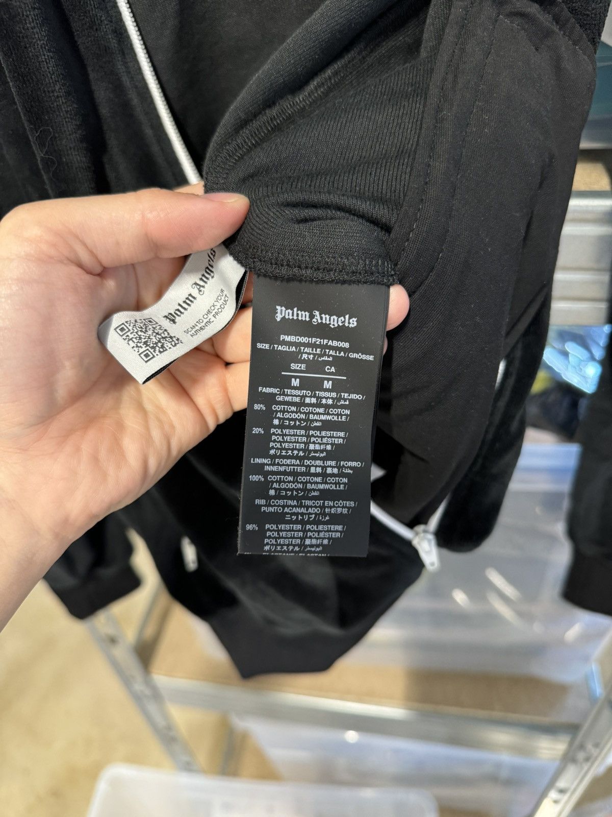 Palm Angels Palm Angels Chenille Track Jacket NEW 650$ Size US M / EU 48-50 / 2 - 5 Thumbnail