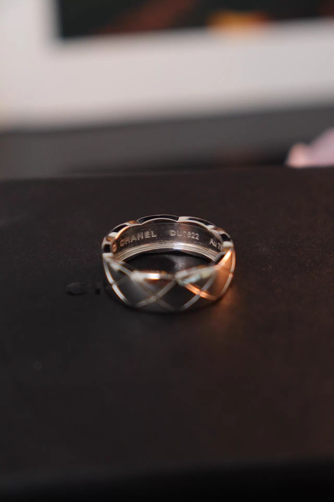 Chanel Chanel Coco Crush 18K White Gold Size 55 w/ Box & 23.06 Card Size ONE SIZE - 5 Thumbnail