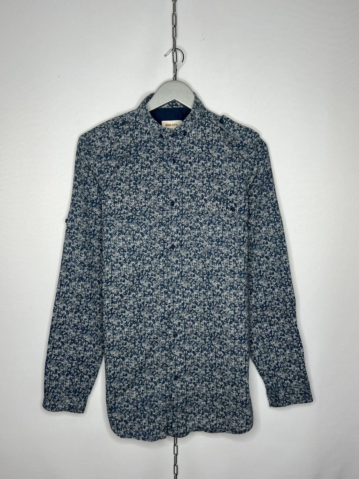 Diesel Diesel Overprinted Long Sleeve Shirt Rare Size US M / EU 48-50 / 2 - 1 Thumbnail
