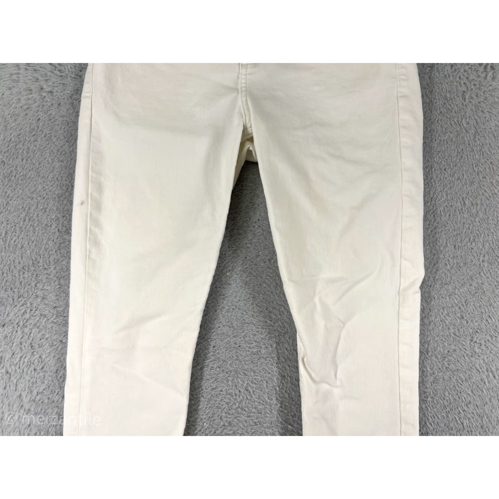 Lucky Brand Lucky Brand Jeans Women 24 White Denim Bridgette Skinny Cotton Blend 24x27 Jeans Women Size 42" / US 20 - 7 Thumbnail