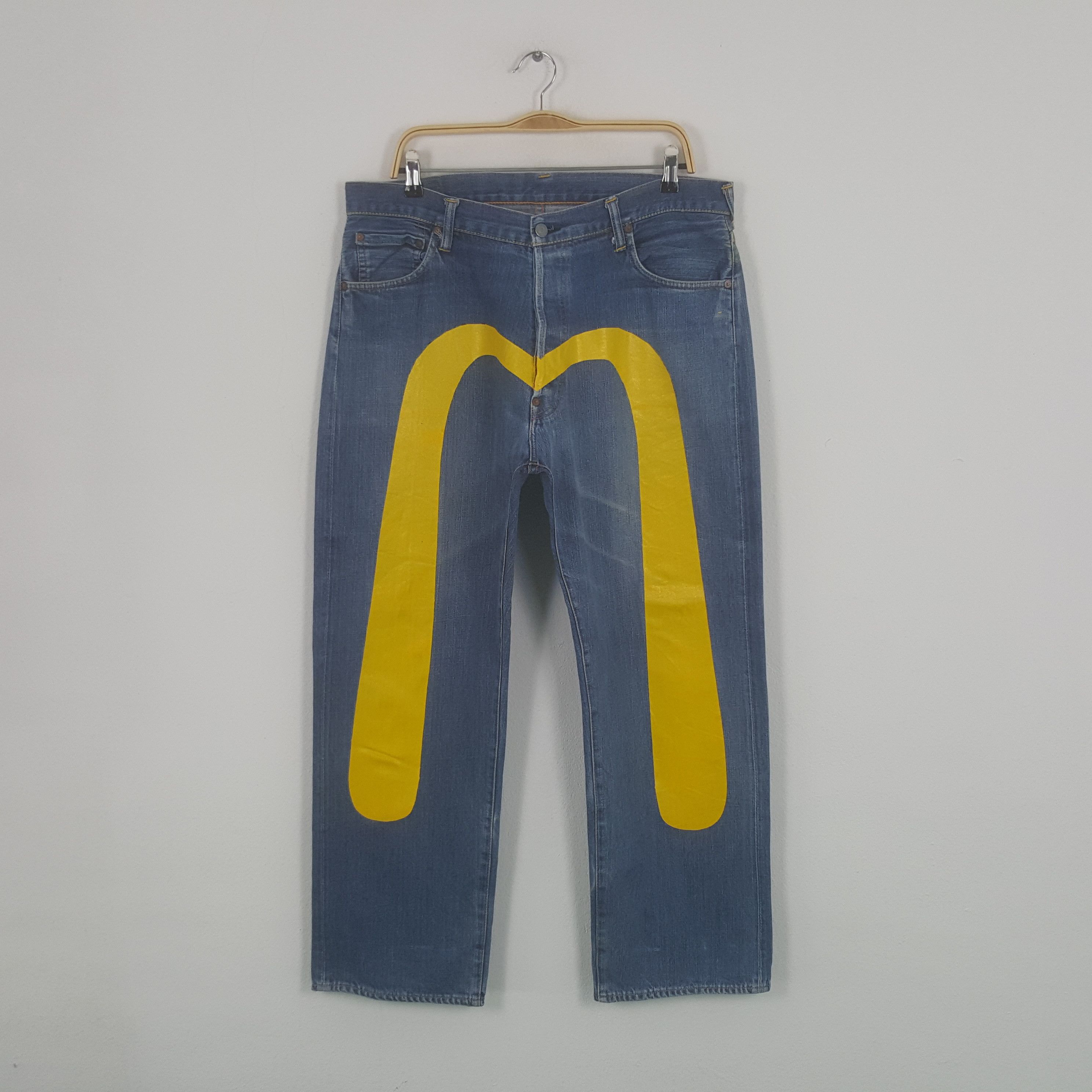 Evisu Vintage Evisu Japanese Brand Daicock Custom Art Denim Jeans Size US 36 / EU 52 - 1 Thumbnail