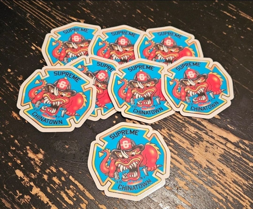 Supreme Supreme FDNY Chinatown Sticker FW22 | Grailed