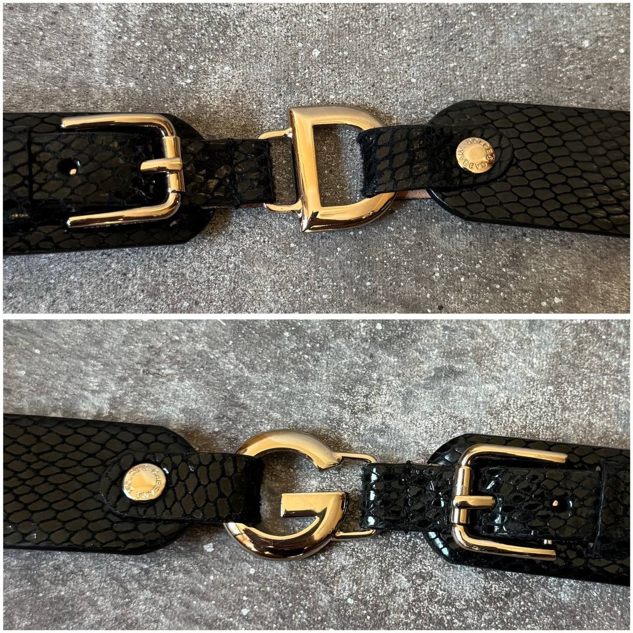 Dolce & Gabbana × Vintage D&G Dolce & Gabbana Vintage Woman's Leather Belt Size ONE SIZE - 2 Thumbnail