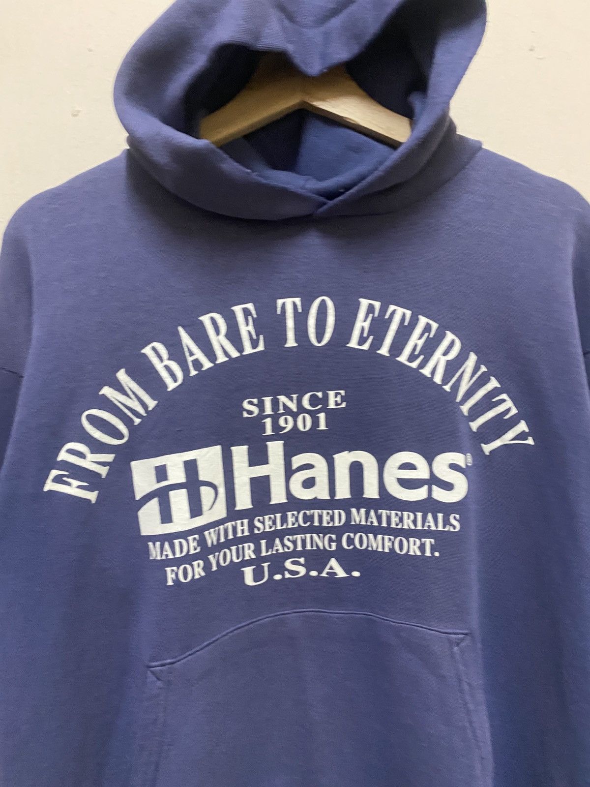 Hanes Vintage Hanes Hoodie Big Logo Size US M / EU 48-50 / 2 - 3 Thumbnail