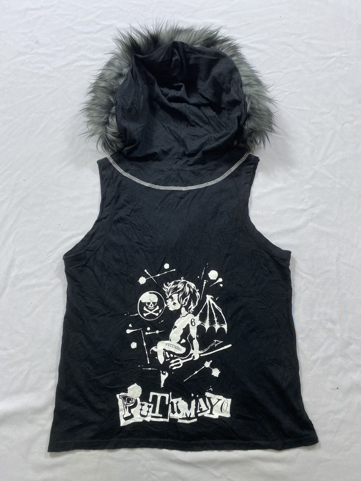 If Six Was Nine Japanes Furr Skull Gothic Hoodie ifsix Lgb Size US M / EU 48-50 / 2 - 2 Thumbnail