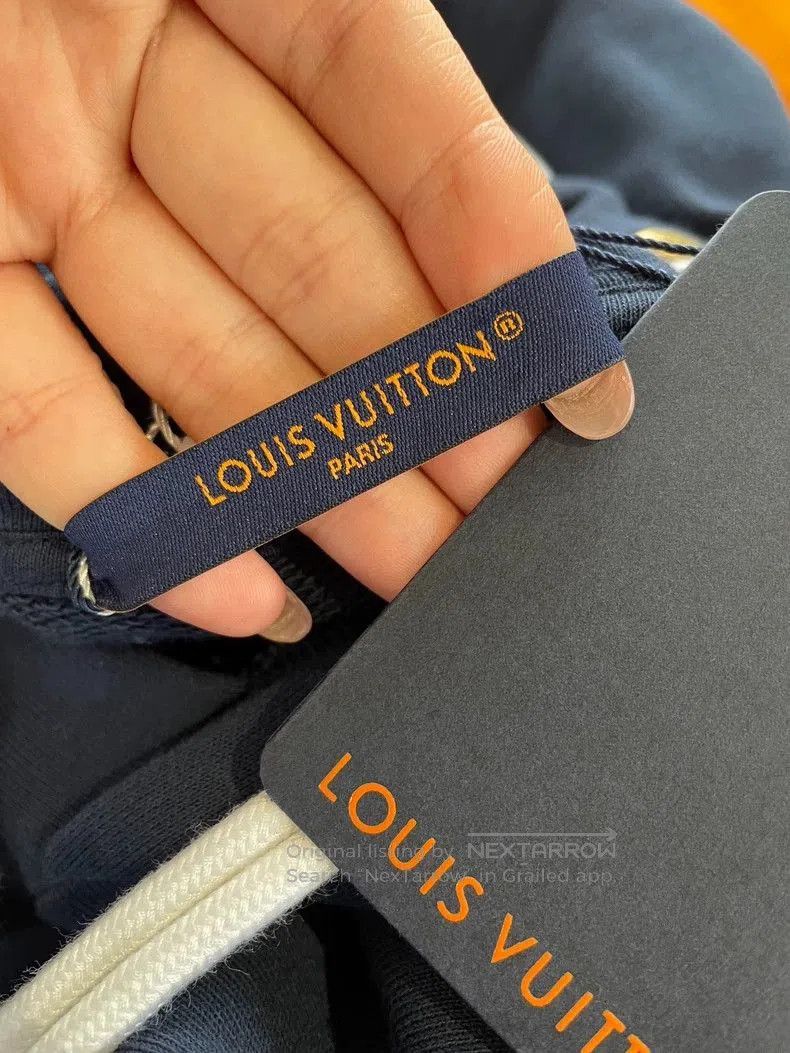 Louis Vuitton LV 24 New Navy Embroidered Hoodie. Size US L / EU 52-54 / 3 - 7 Thumbnail