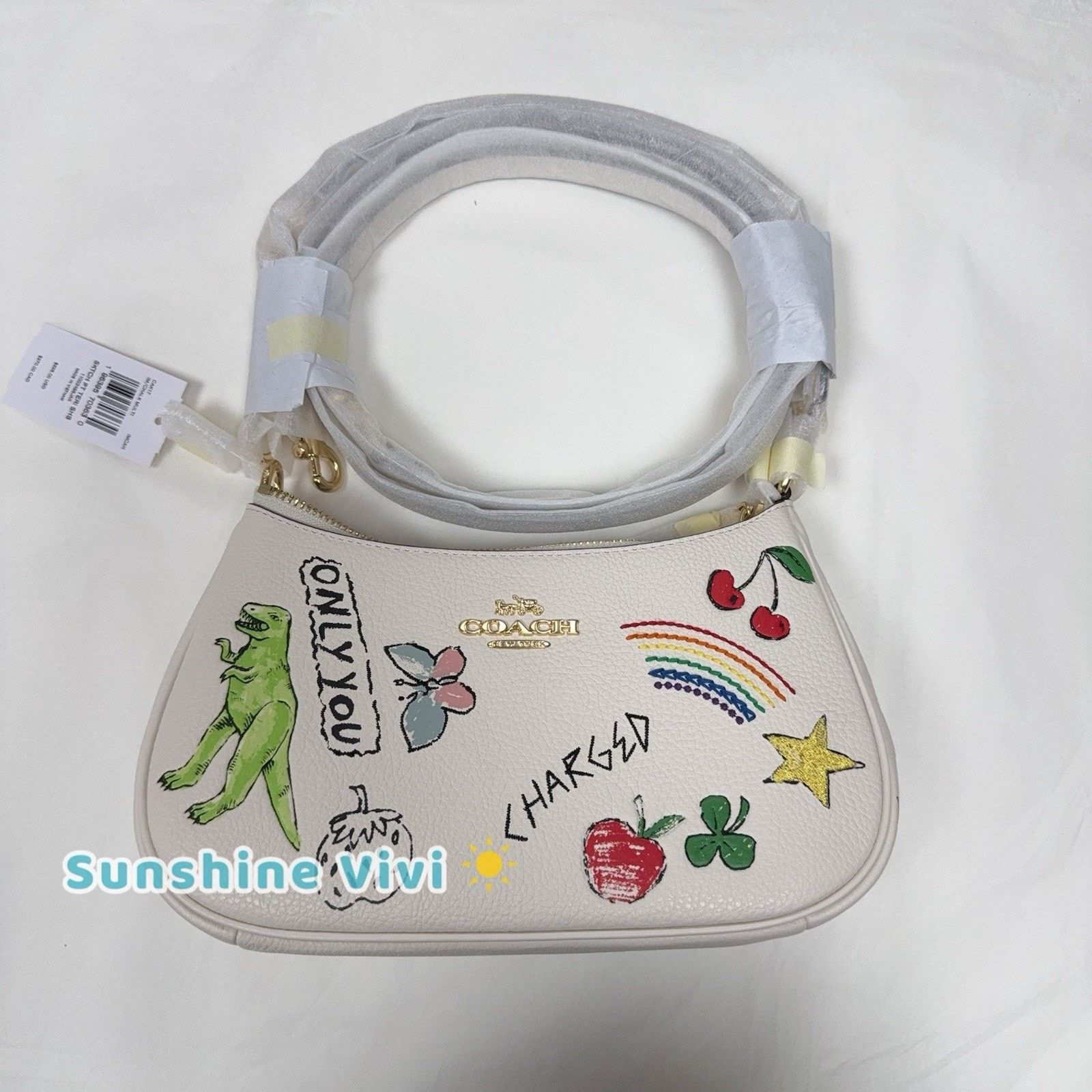Coach NWT Coach Sketch Teri Shoulder Crossbody Handbag CAK17 Chalk Size ONE SIZE - 2 Thumbnail