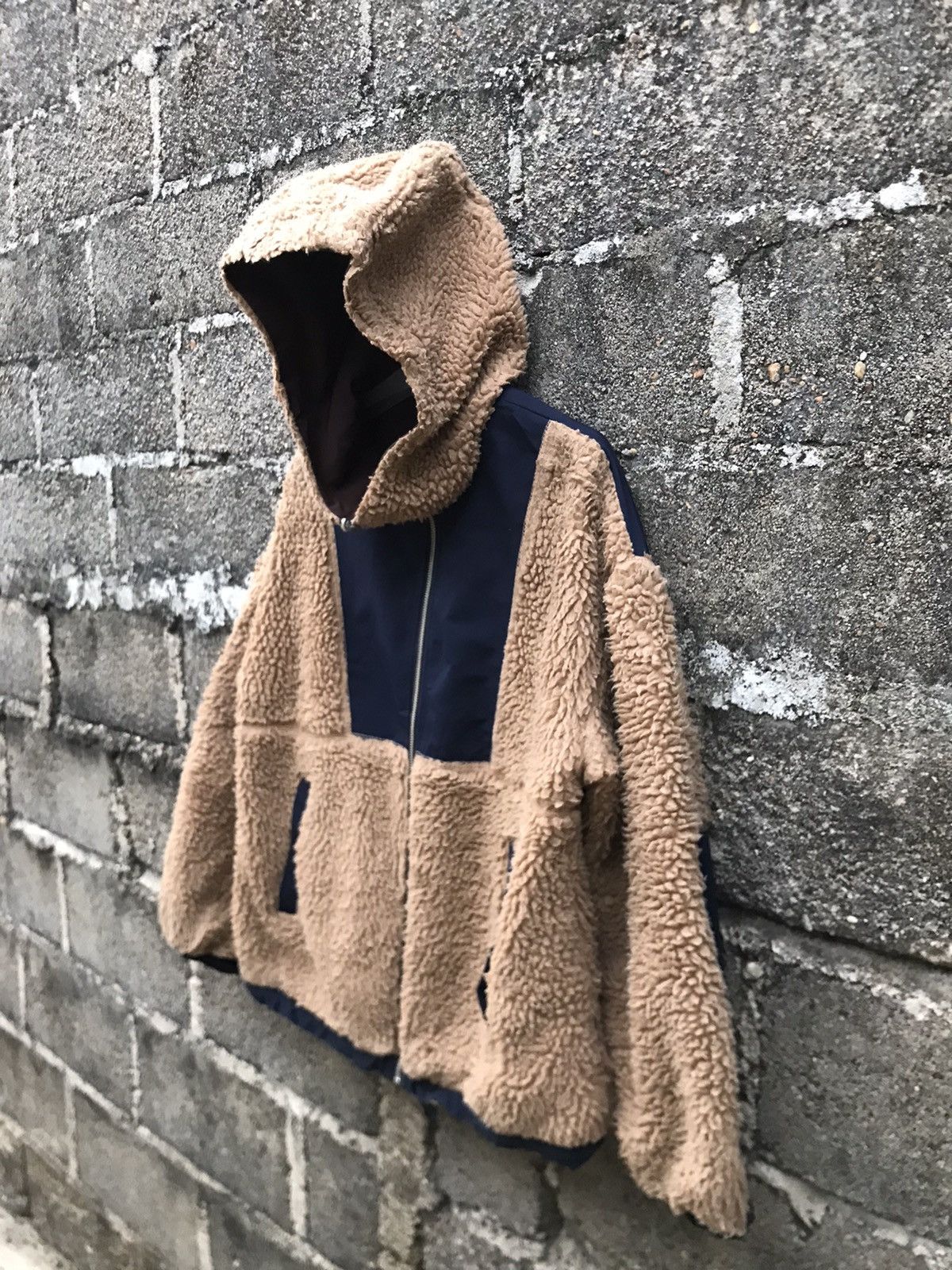 Japanese Brand 🌟Standart Progress Pageboy Hooded Two Tone Fleece Jacket Size US M / EU 48-50 / 2 - 3 Thumbnail