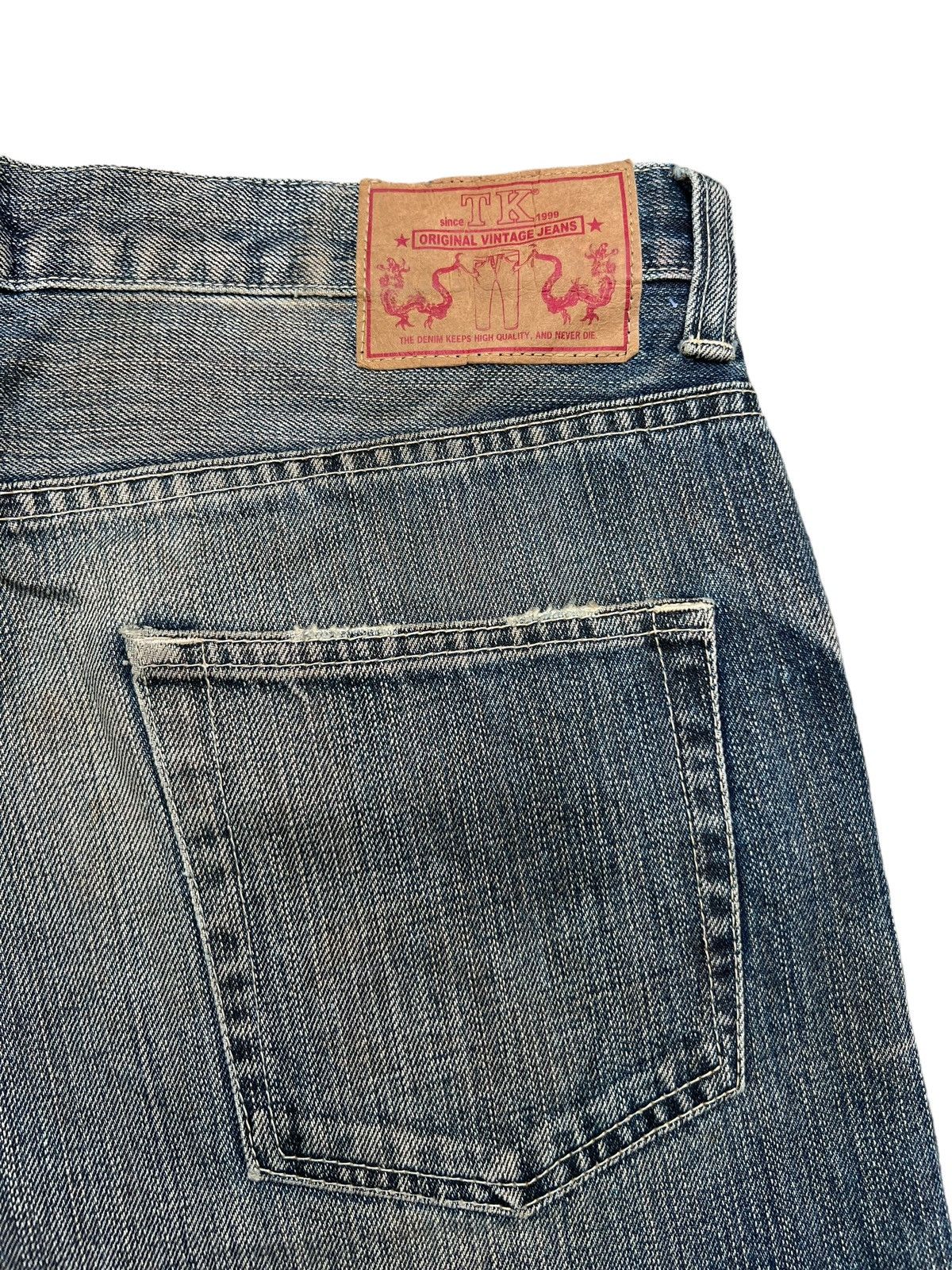 Takeo Kikuchi Takeo Kikuchi Japan Mudwash Straight Cut Denim Jeans 36x32 Size US 36 / EU 52 - 8 Thumbnail