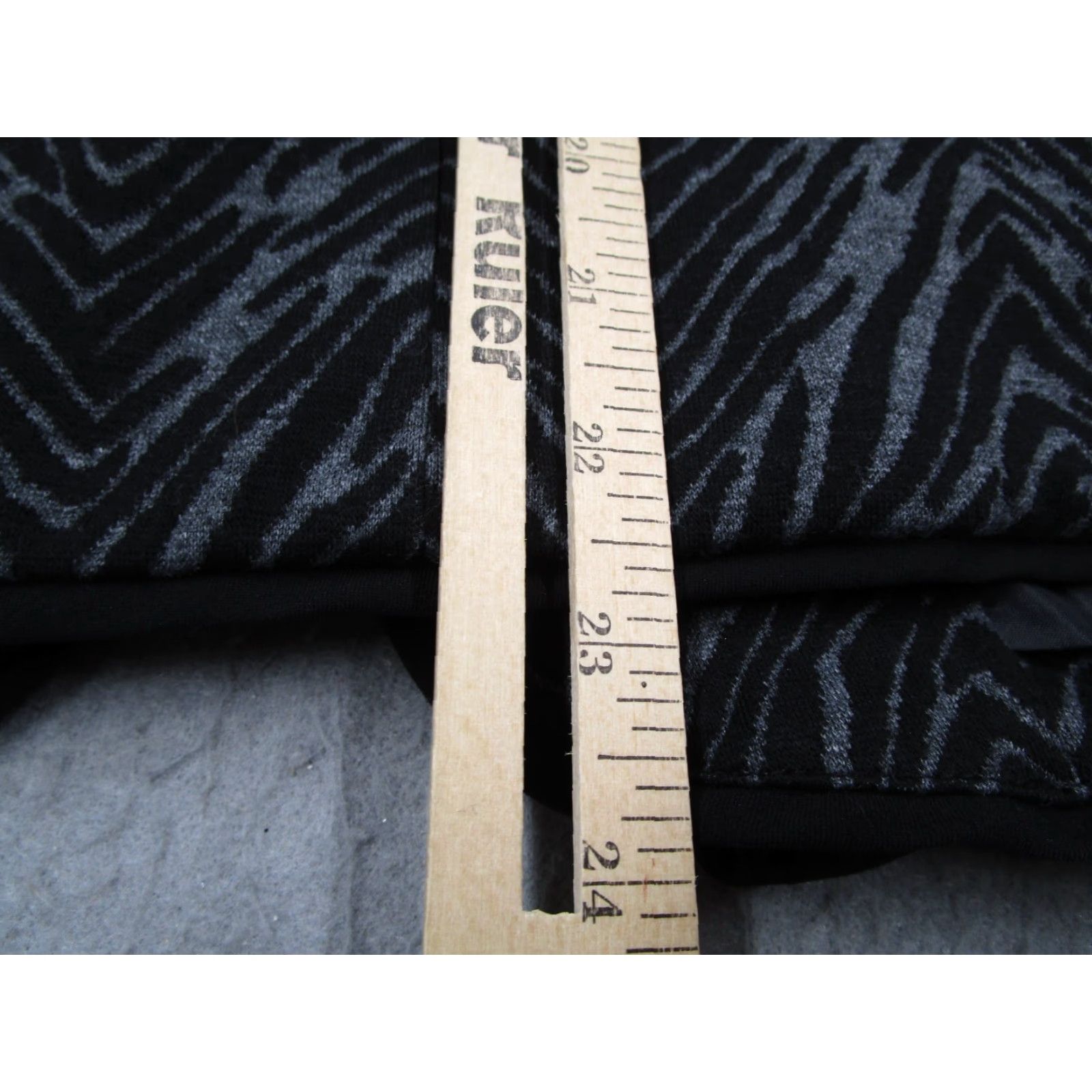 Sandro Sandro Sportswear Jacket Womens XL Black Zebra Button Up Belted Tie - Animal Print, Short Jacket, Long Sleeve, Regular Fit, Polyester - Made in China Size S / US 4 / IT 40 - 6 Thumbnail