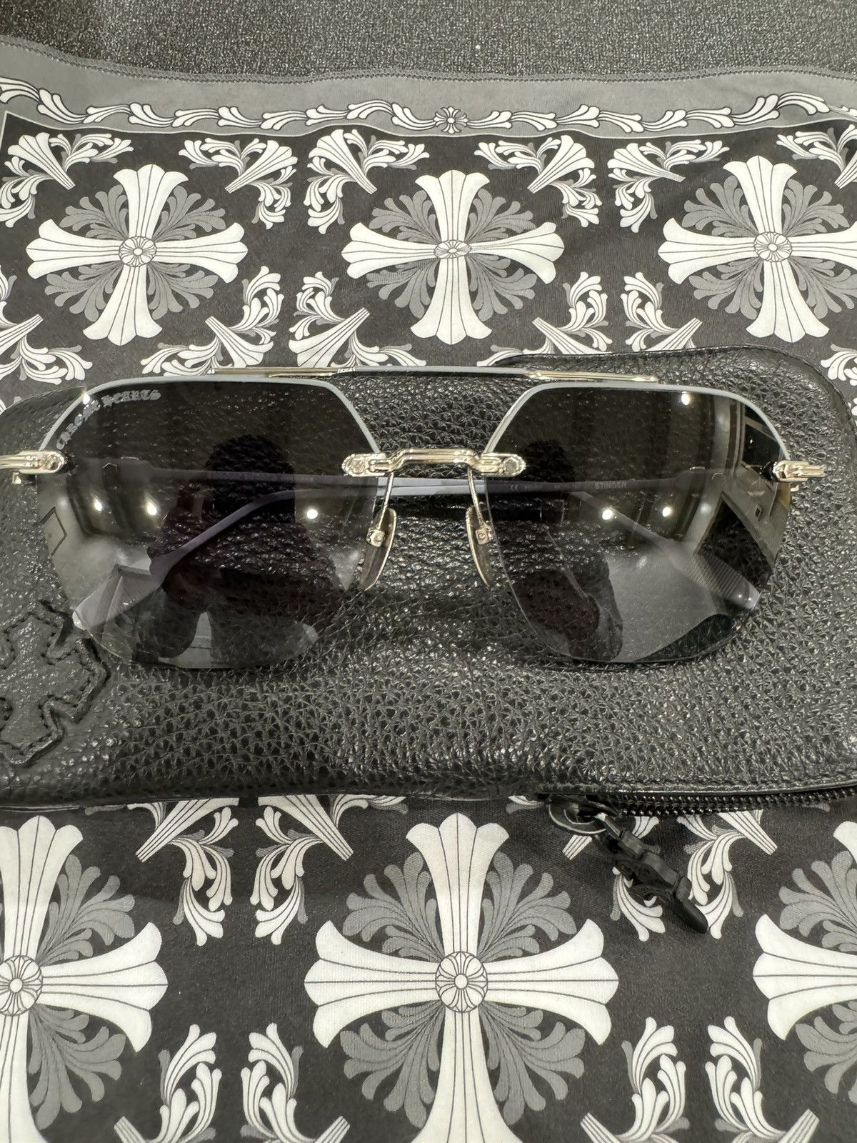 Chrome Hearts Chrome Heart Stinger Sunglasses Size ONE SIZE - 1 Thumbnail