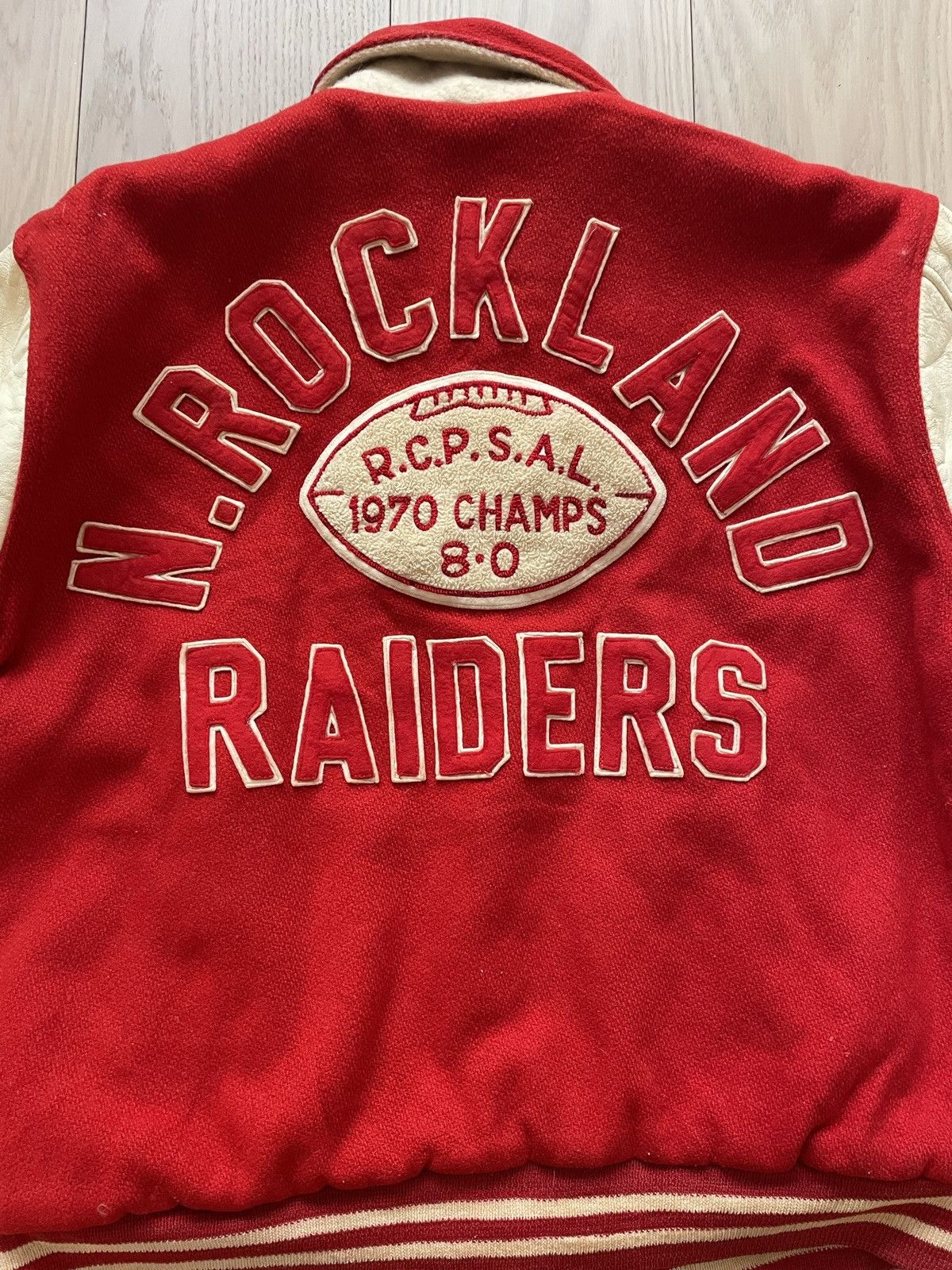 Vintage 1970s Varsity Football Jacket Size US M / EU 48-50 / 2 - 4 Thumbnail