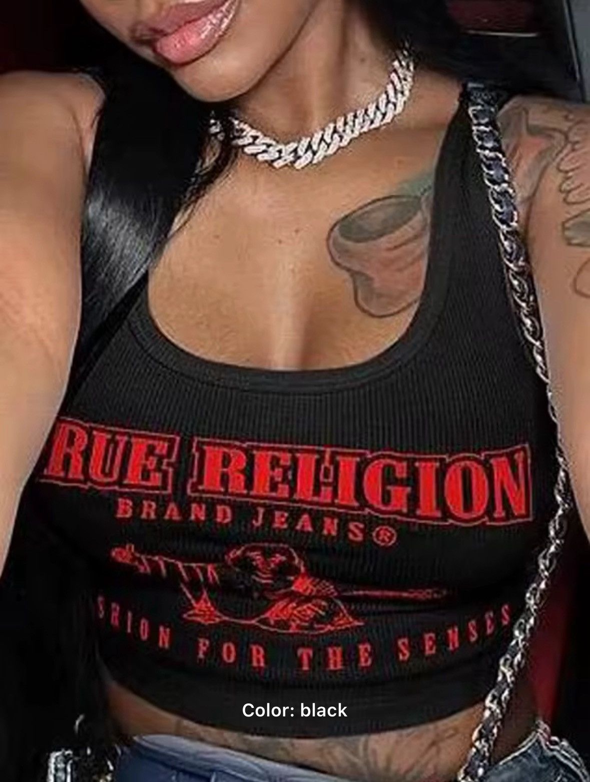 True Religion True Religion Crop Top Size M / US 6-8 / IT 42-44 - 1 Thumbnail