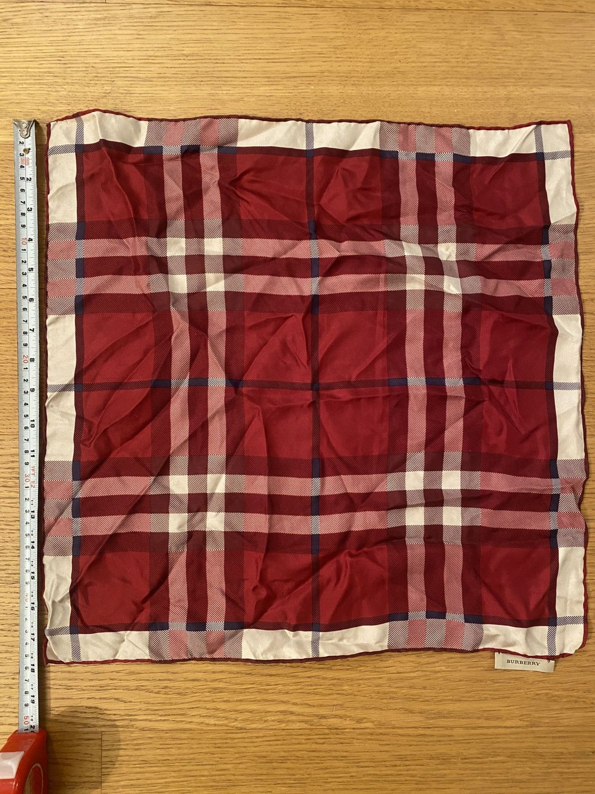 Burberry Burberry Tartan Silk Scarf Size ONE SIZE - 4 Thumbnail