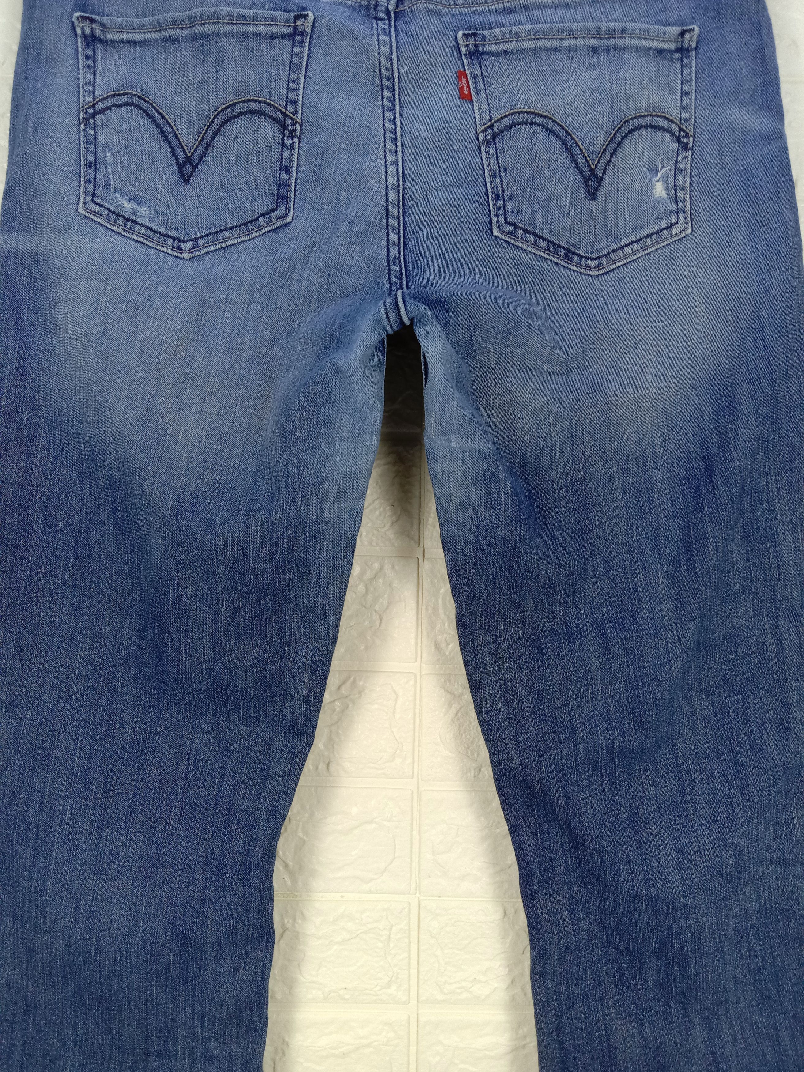 Levi's Vintage Levi's 524 Jeans Distressed Denim Size 34" / US 12 / IT 48 - 7 Thumbnail