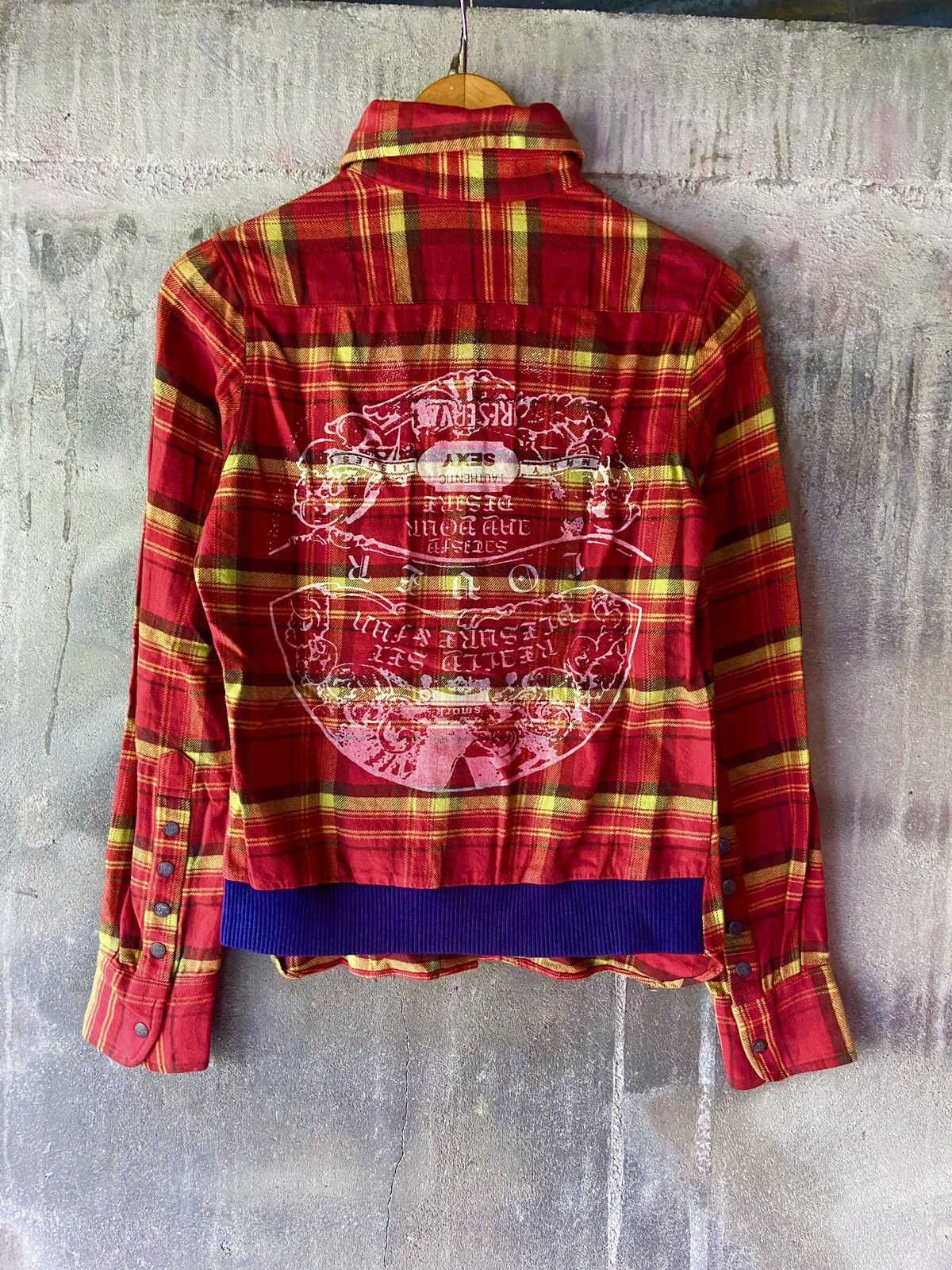 If Six Was Nine AUTHENTIC SEXY JAPANESE PLAID BUTTON DOWN SHIRT Size US S / EU 44-46 / 1 - 1 Thumbnail
