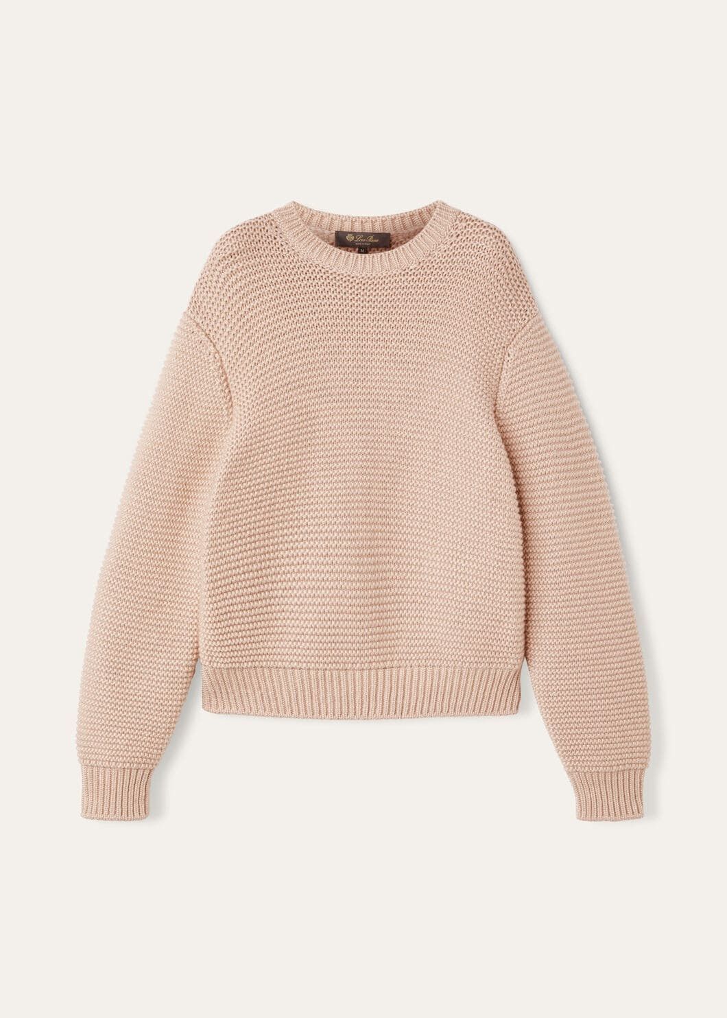 Loro Piana o1w1db10825 FAO6685 Boccioleto Crewneck Sweater in Pink Size M / US 6-8 / IT 42-44 - 1 Thumbnail